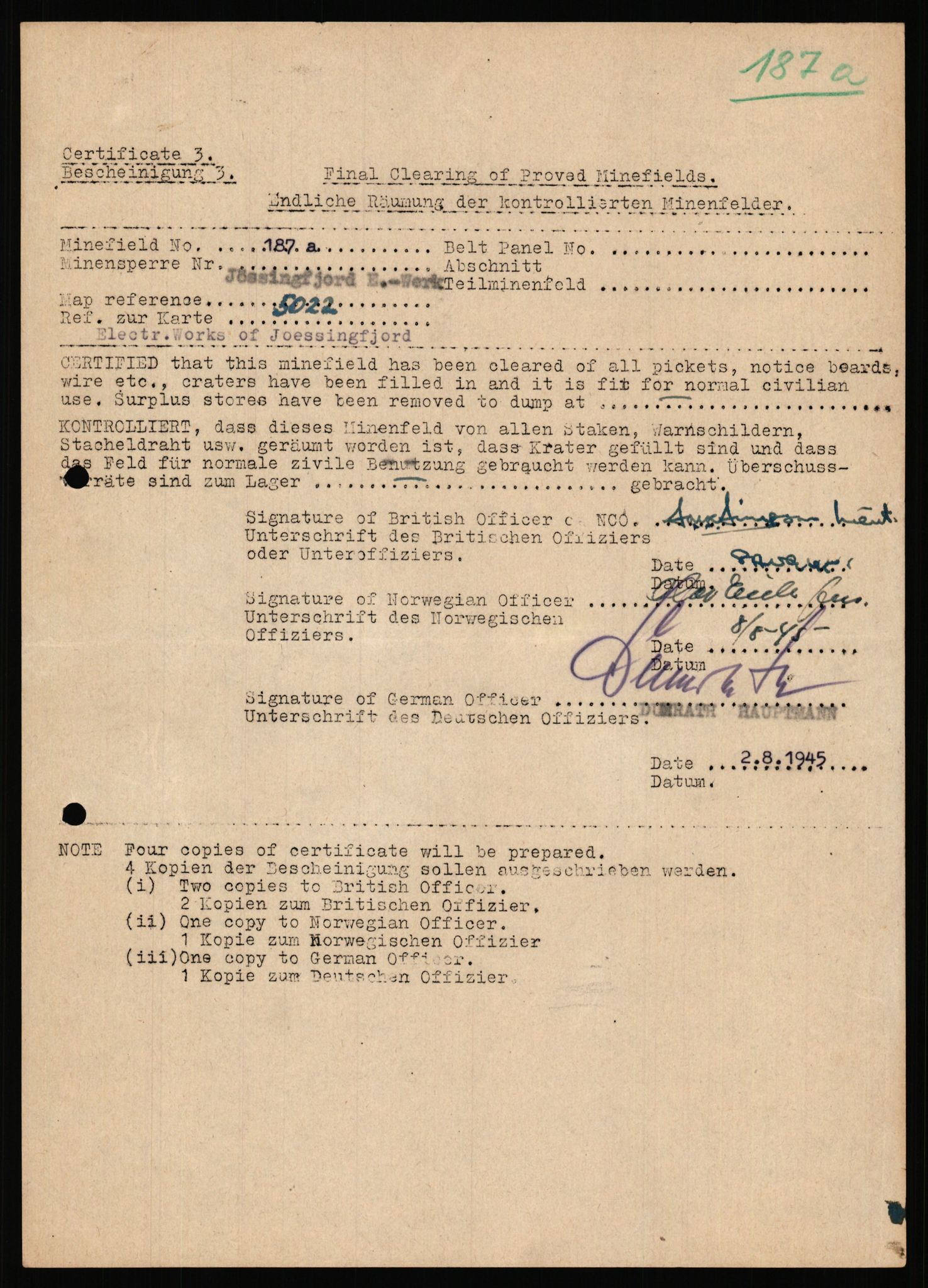 Deutscher Oberbefehlshaber Norwegen (DOBN), AV/RA-RAFA-2197/D/Dl/L0115: DB Zone Stavanger Abt. Ia, 1945, p. 347