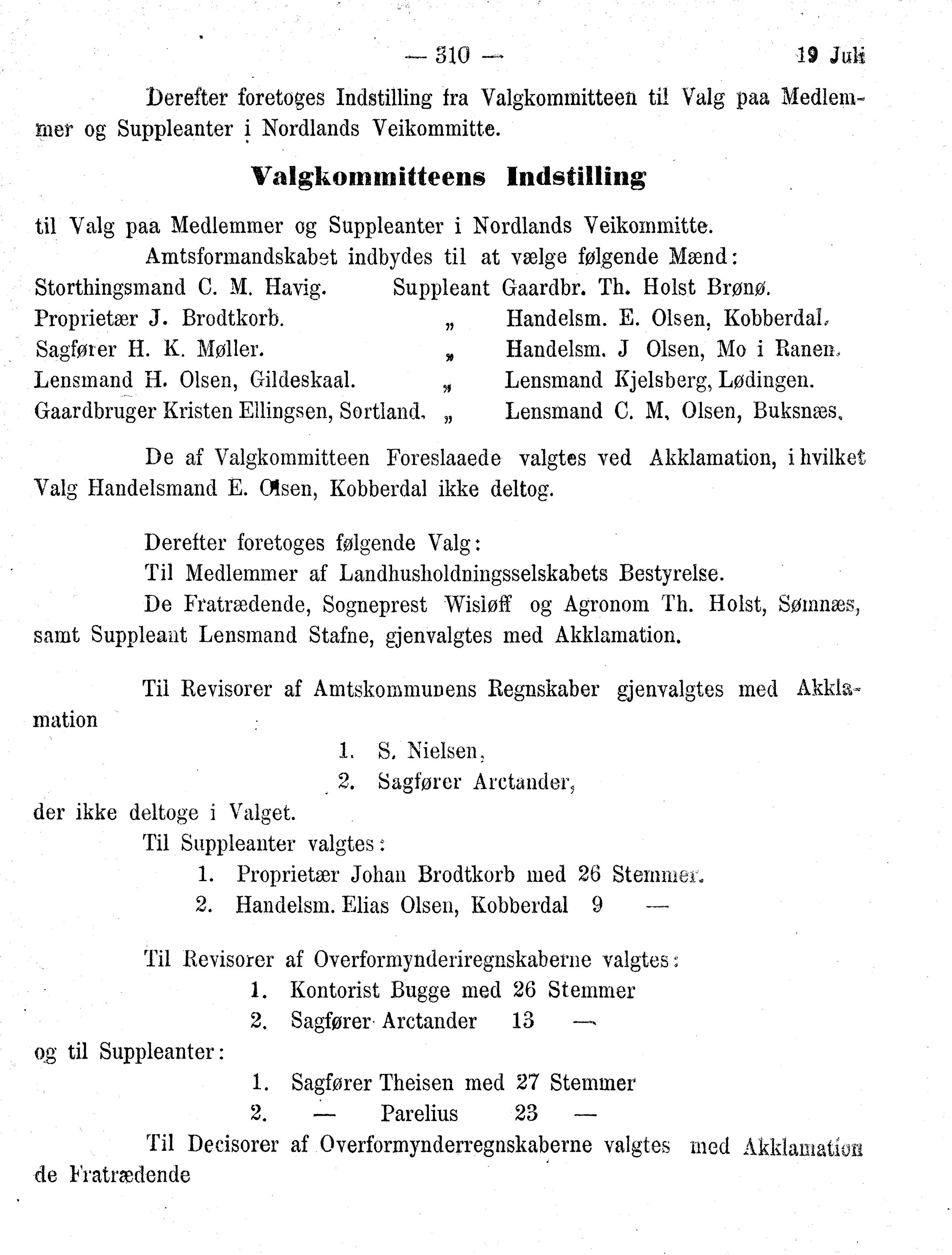 Nordland Fylkeskommune. Fylkestinget, AIN/NFK-17/176/A/Ac/L0010: Fylkestingsforhandlinger 1874-1880, 1874-1880