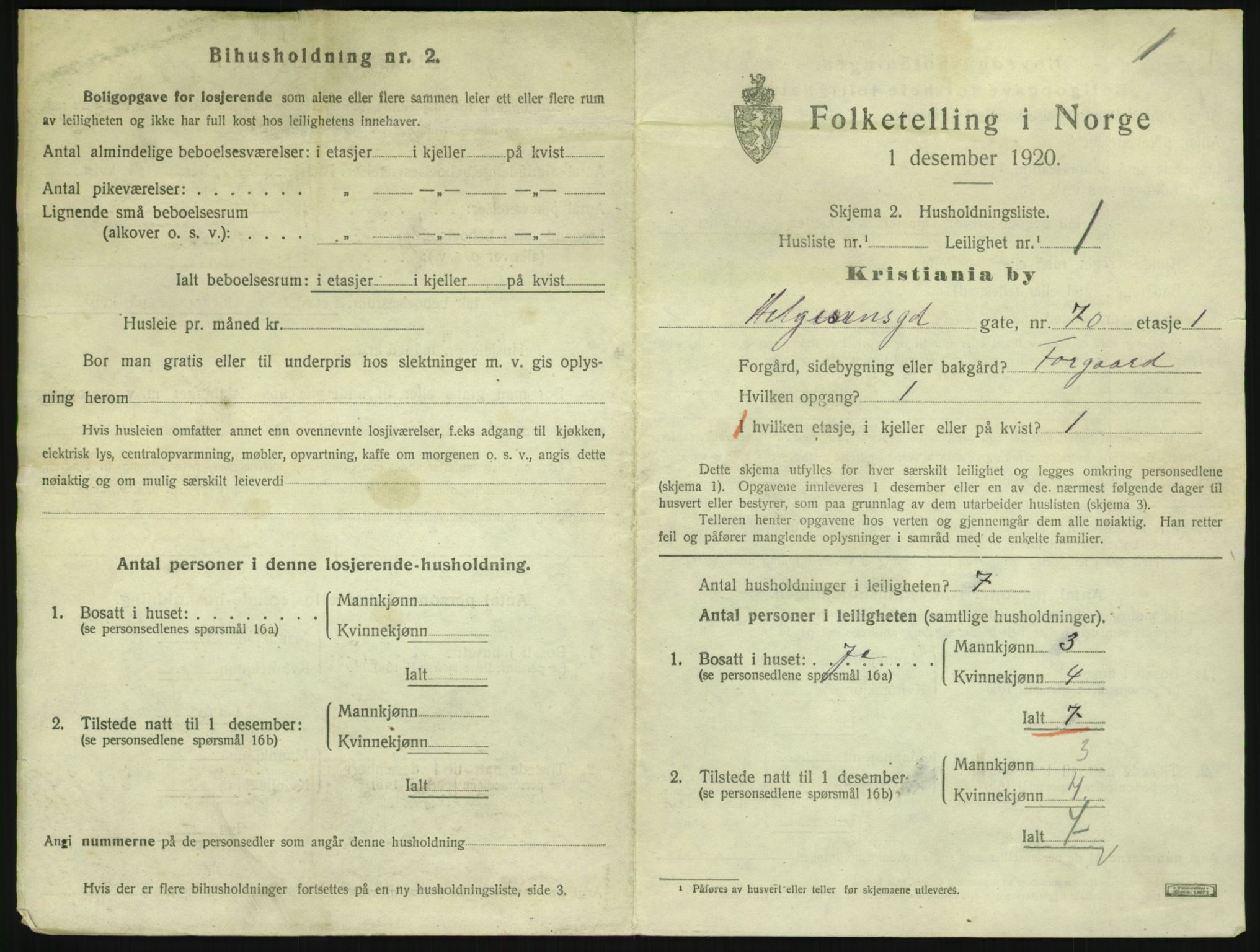 SAO, 1920 census for Kristiania, 1920, p. 39174