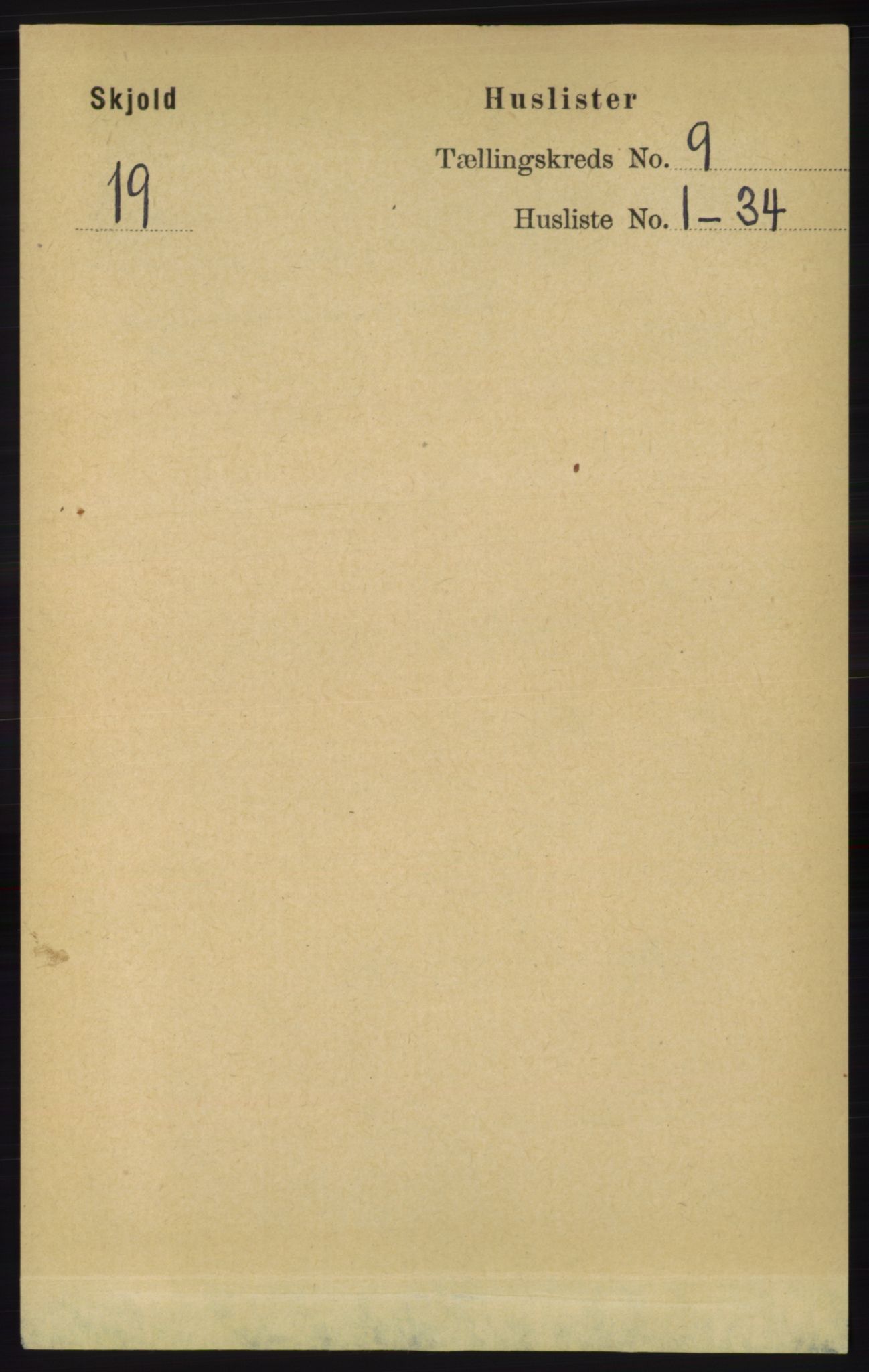 RA, 1891 census for 1154 Skjold, 1891, p. 1746