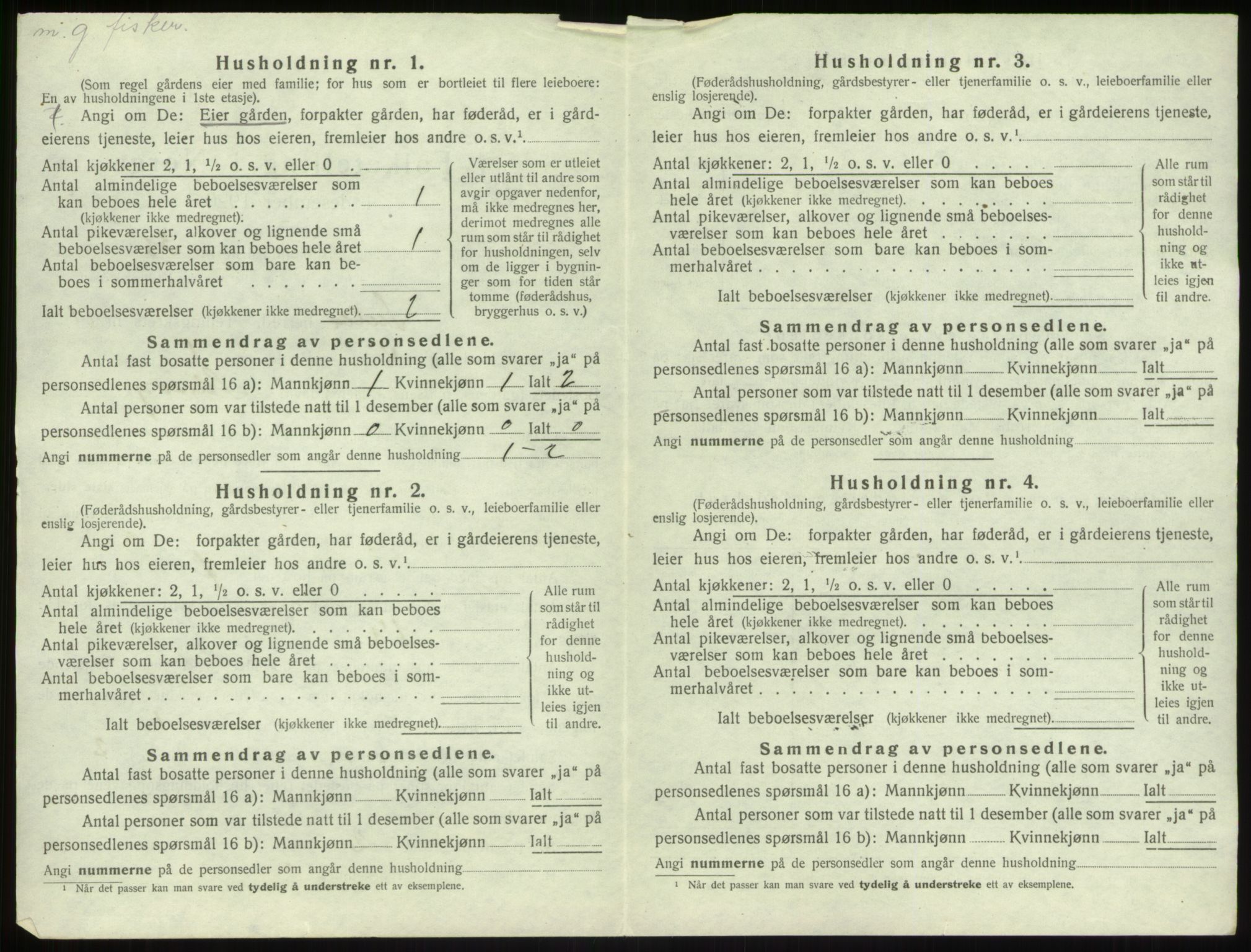 SAB, 1920 census for Solund, 1920, p. 114