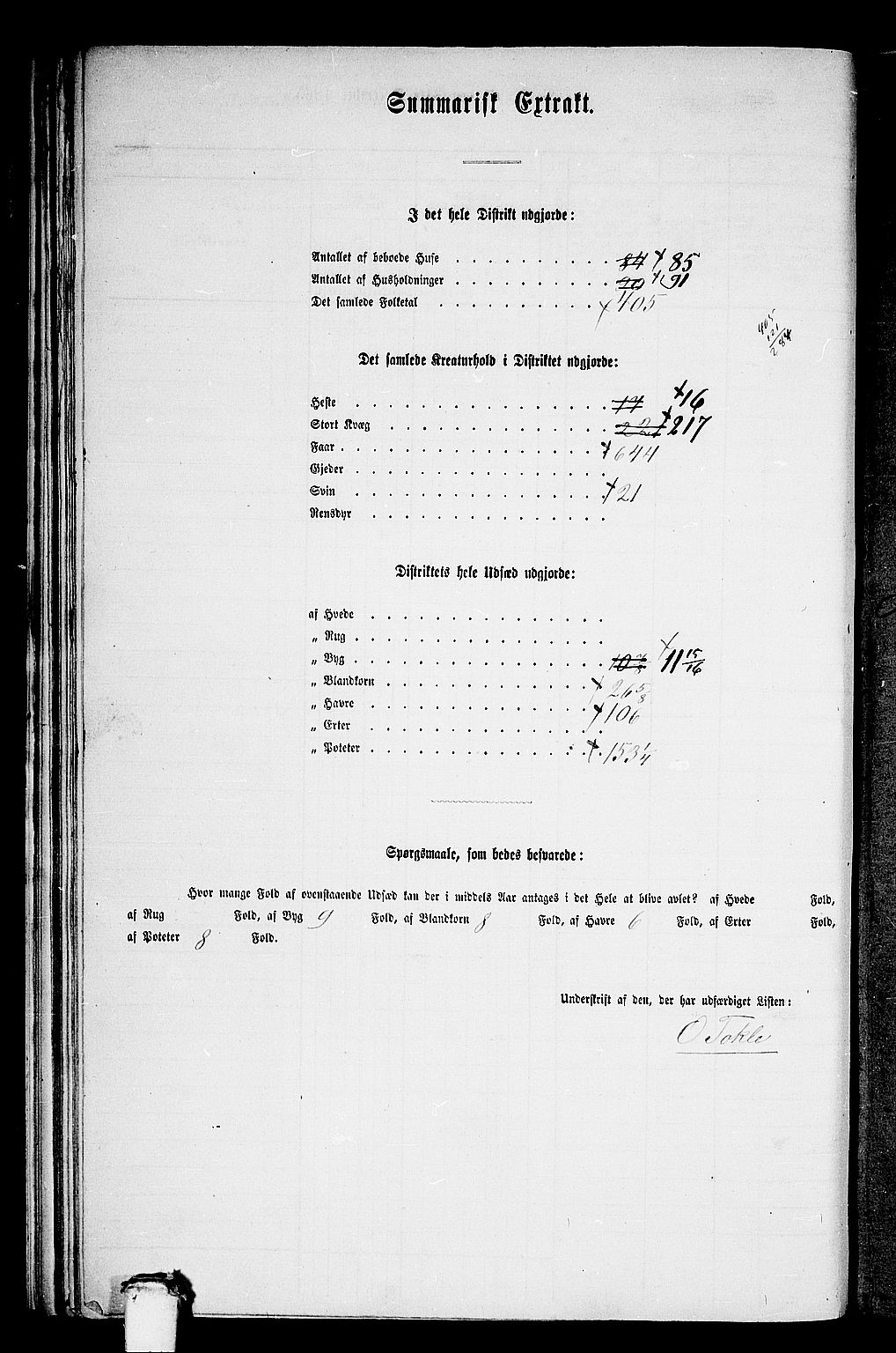 RA, 1865 census for Grytten, 1865, p. 27