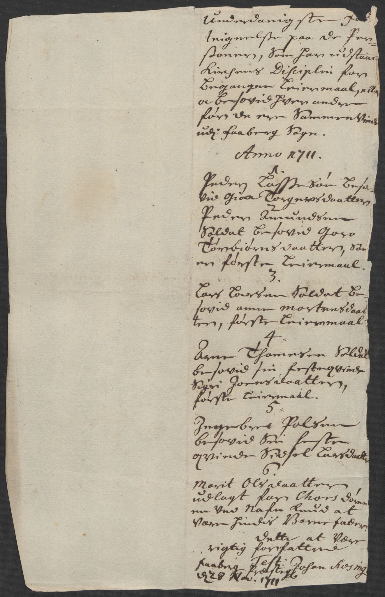 Rentekammeret inntil 1814, Reviderte regnskaper, Fogderegnskap, AV/RA-EA-4092/R17/L1180: Fogderegnskap Gudbrandsdal, 1711, p. 68