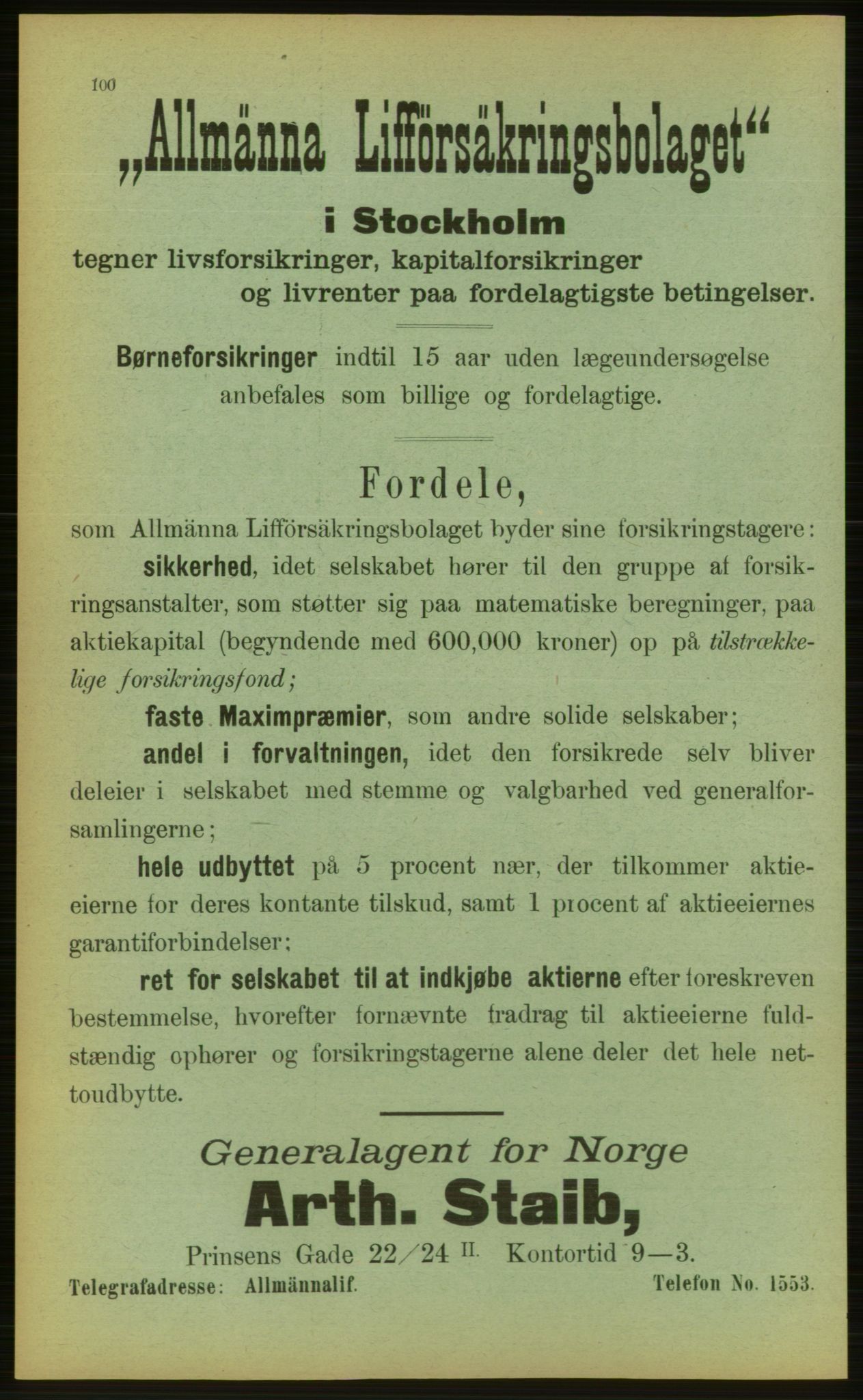 Kristiania/Oslo adressebok, PUBL/-, 1898, p. 100