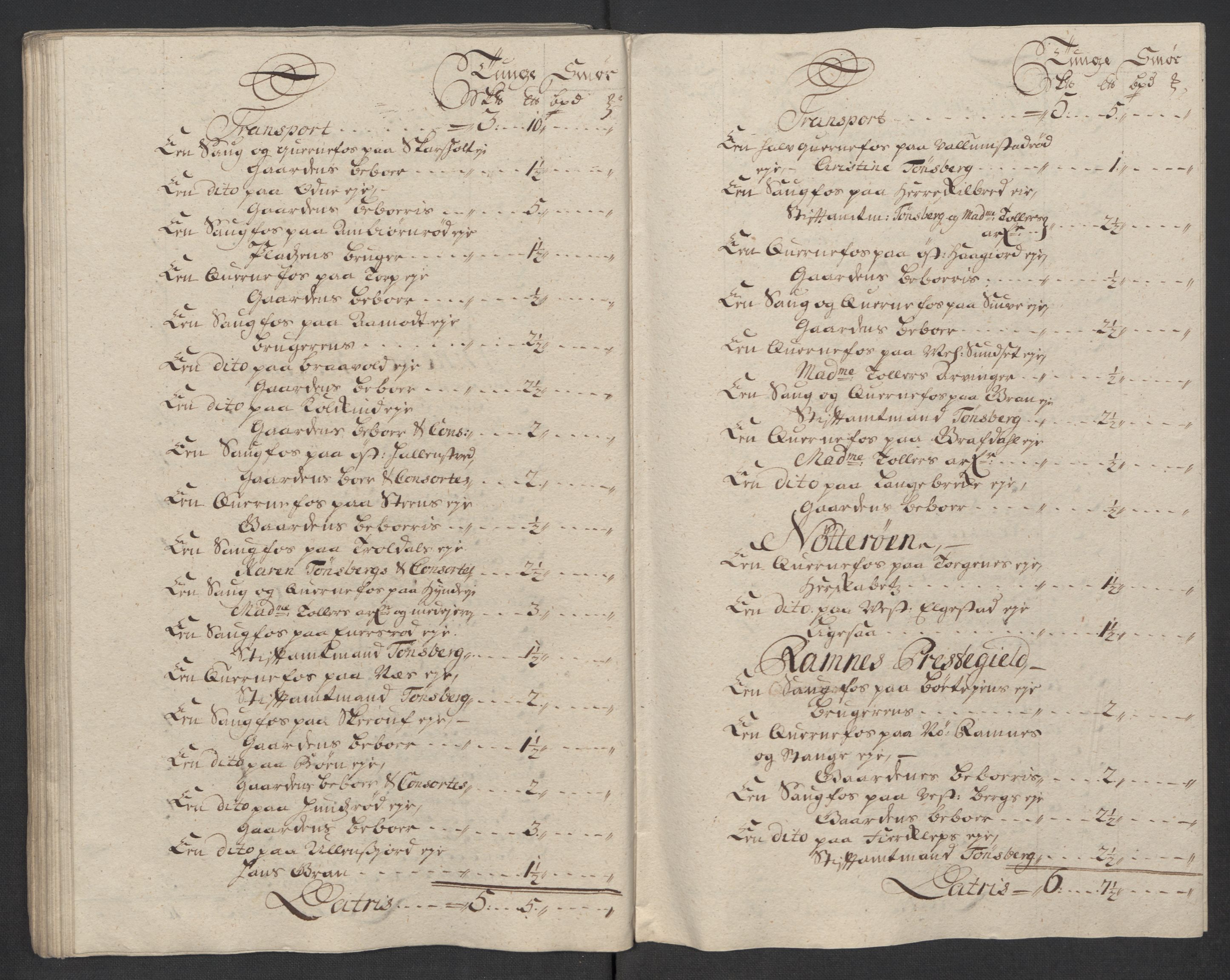 Rentekammeret inntil 1814, Reviderte regnskaper, Fogderegnskap, AV/RA-EA-4092/R32/L1881: Fogderegnskap Jarlsberg grevskap, 1717, p. 120