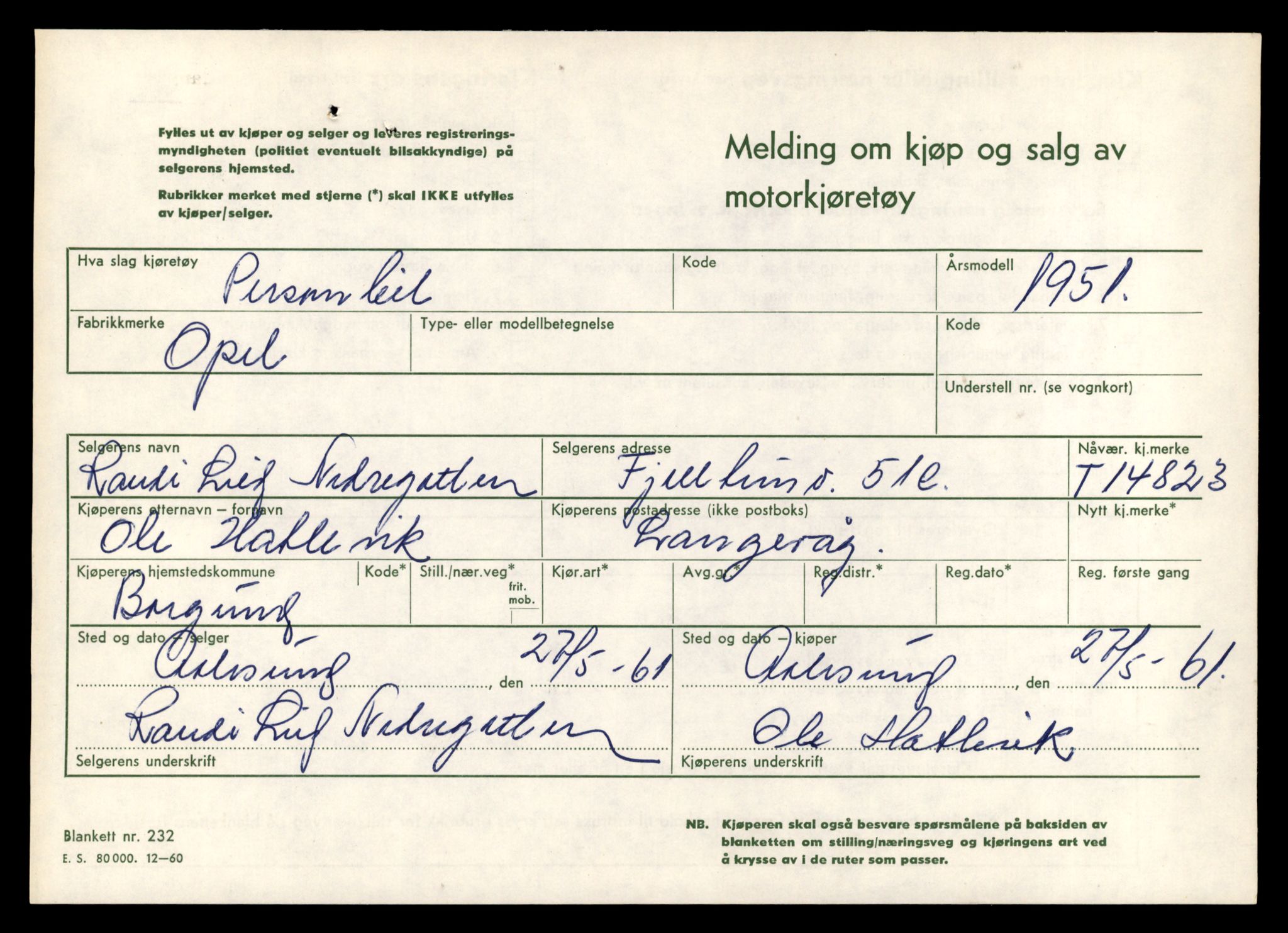 Møre og Romsdal vegkontor - Ålesund trafikkstasjon, AV/SAT-A-4099/F/Fe/L0048: Registreringskort for kjøretøy T 14721 - T 14863, 1927-1998, p. 2303