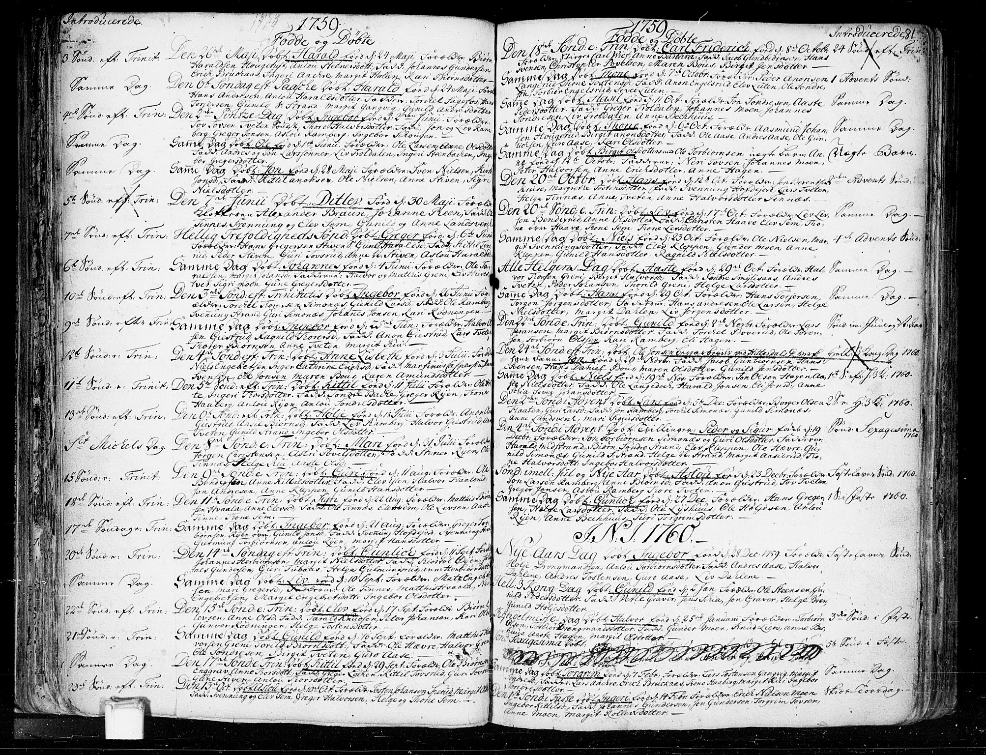 Heddal kirkebøker, SAKO/A-268/F/Fa/L0003: Parish register (official) no. I 3, 1723-1783, p. 81