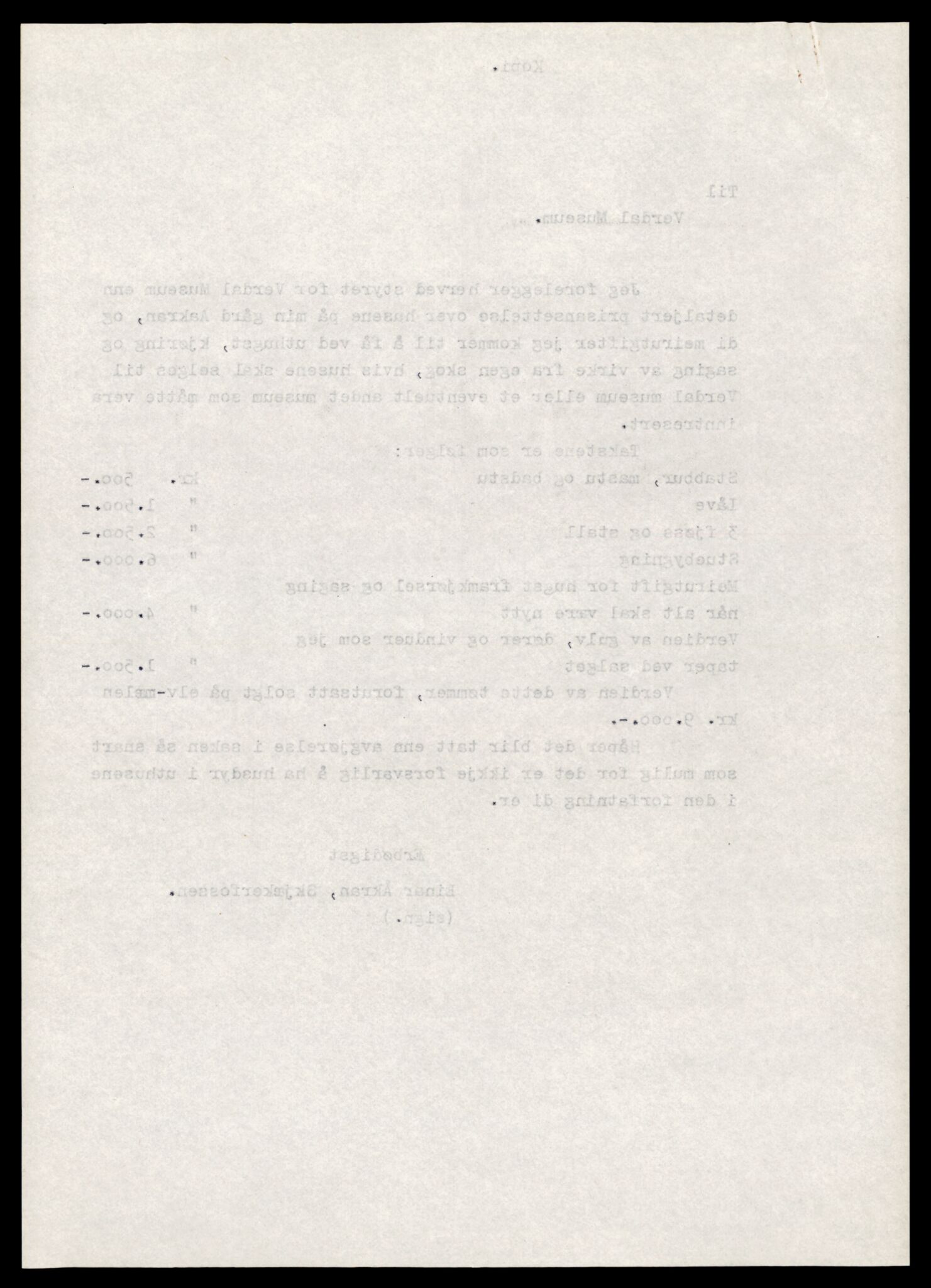 Fortidsminneforeningen, Den trønderske avdeling, AV/SAT-PA-0592/D/Da/L0037: Sakarkiv etter nøkkel, p. 20