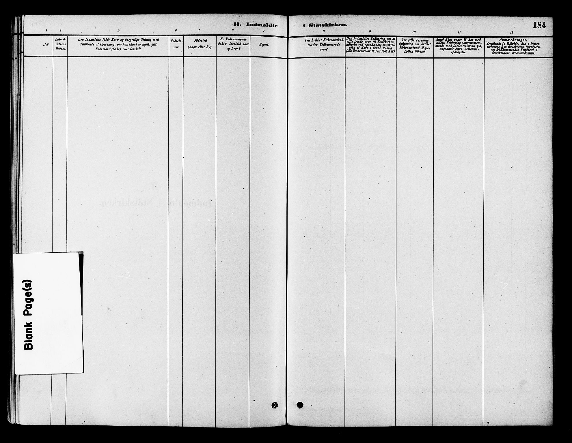 Flesberg kirkebøker, AV/SAKO-A-18/F/Fb/L0001: Parish register (official) no. II 1, 1879-1907, p. 184