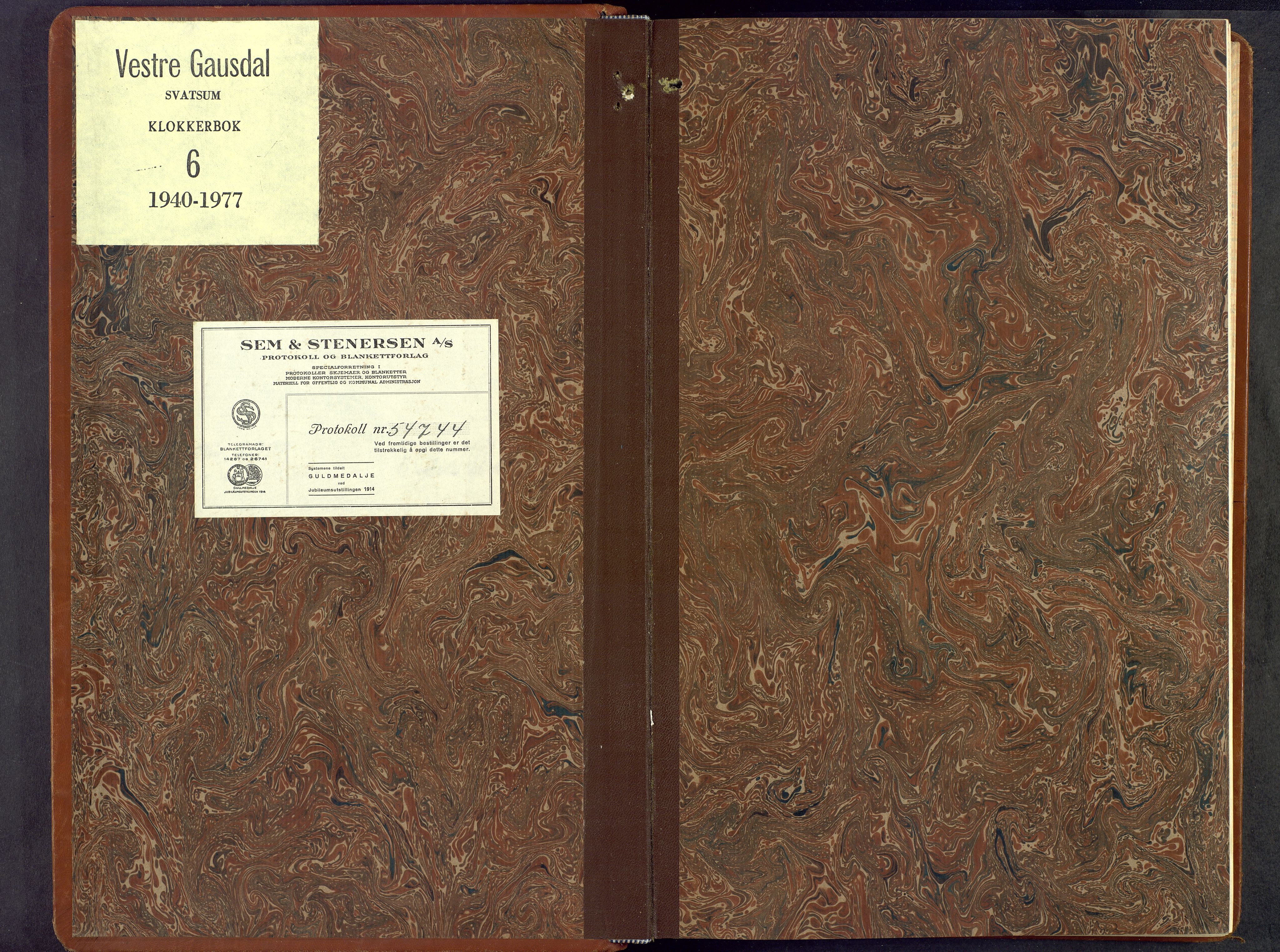 Vestre Gausdal prestekontor, AV/SAH-PREST-094/H/Ha/Hab/L0006: Parish register (copy) no. 6, 1940-1977