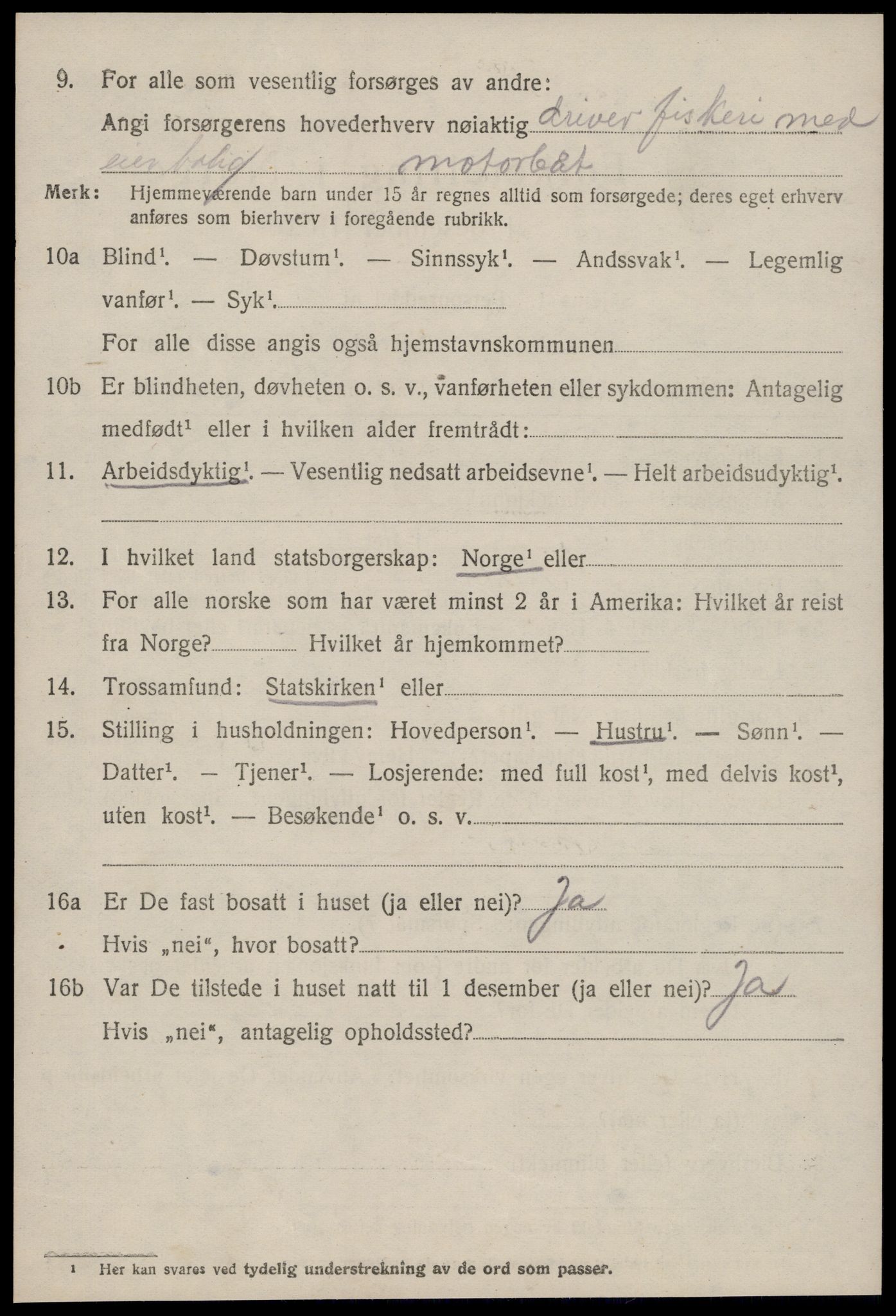 SAT, 1920 census for Aukra, 1920, p. 1614