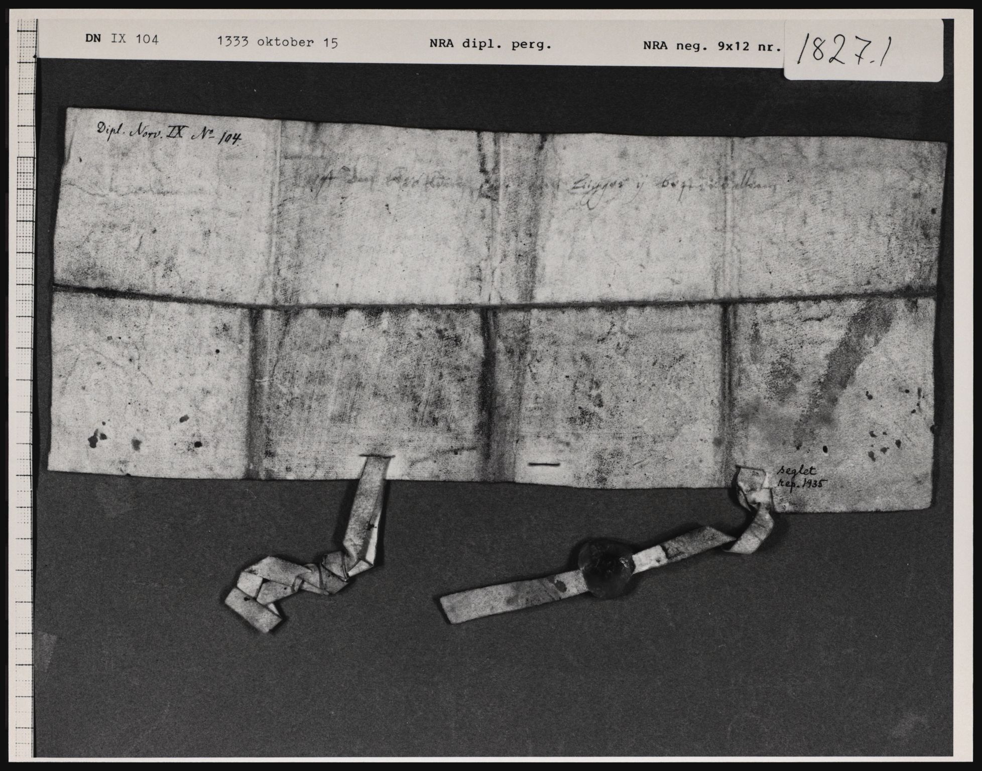 Riksarkivets diplomsamling, AV/RA-EA-5965/F01/F01a/L0031: Dokumenter, 1333, p. 8