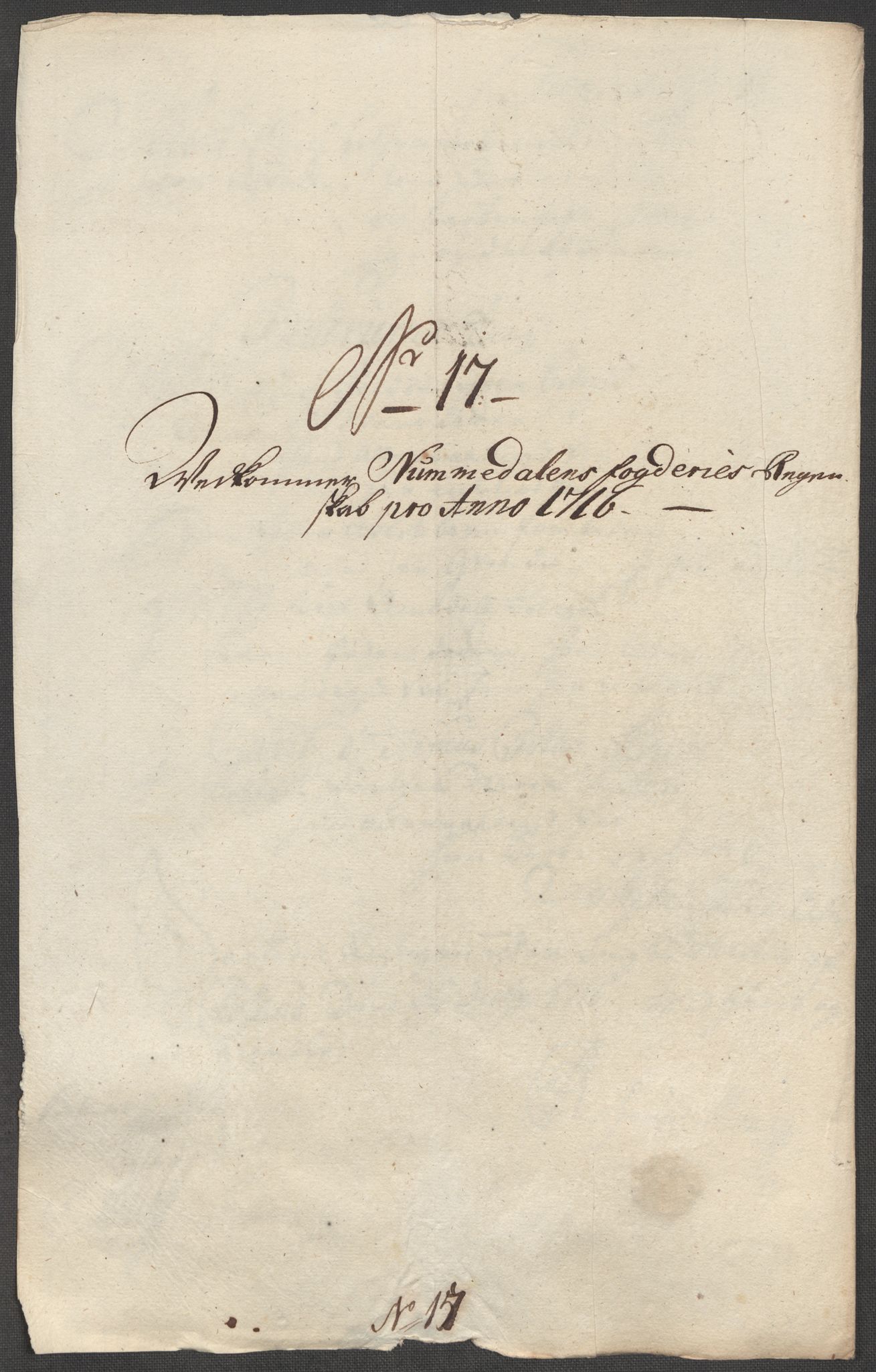 Rentekammeret inntil 1814, Reviderte regnskaper, Fogderegnskap, AV/RA-EA-4092/R64/L4437: Fogderegnskap Namdal, 1716, p. 170