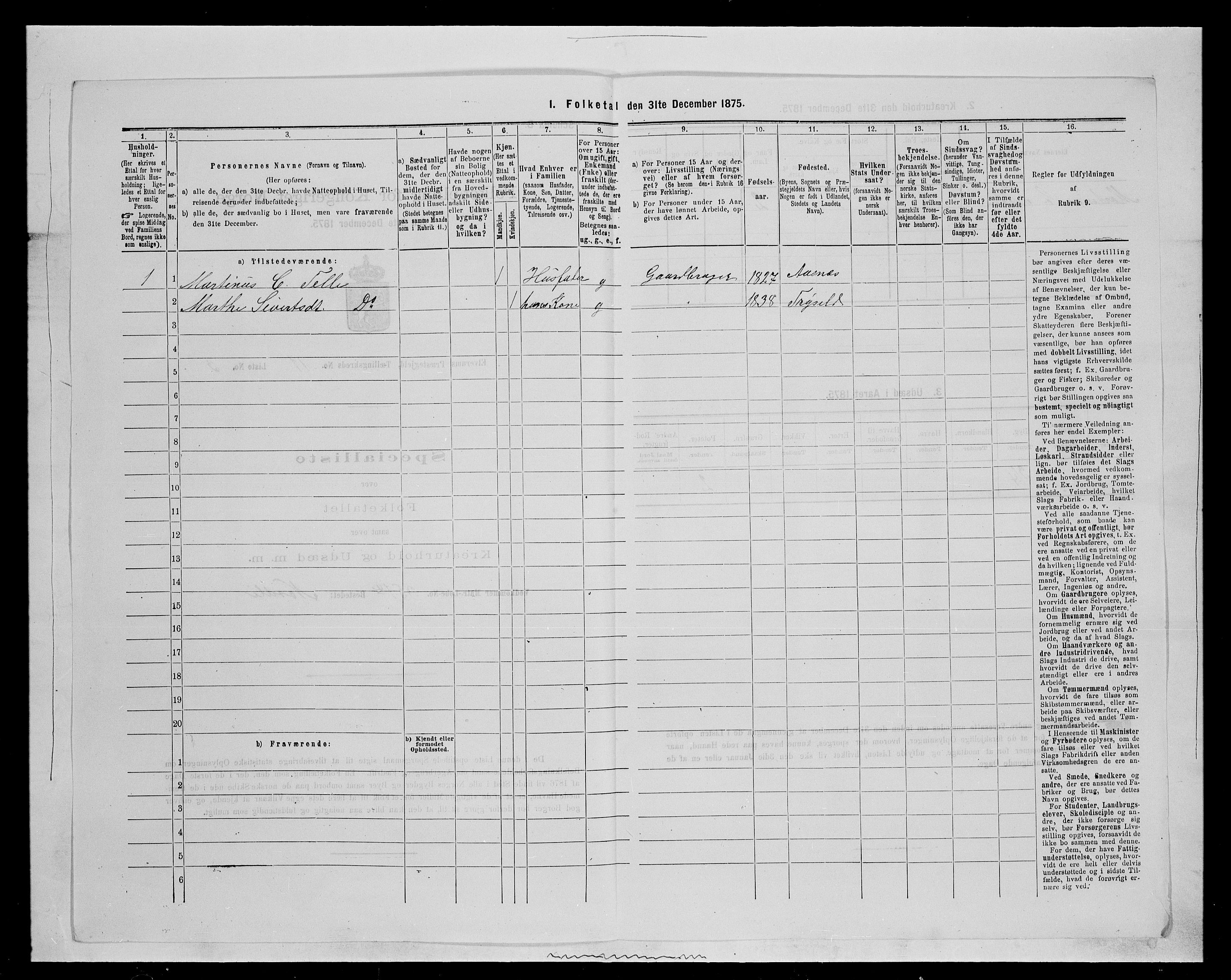 SAH, 1875 census for 0427P Elverum, 1875, p. 2166