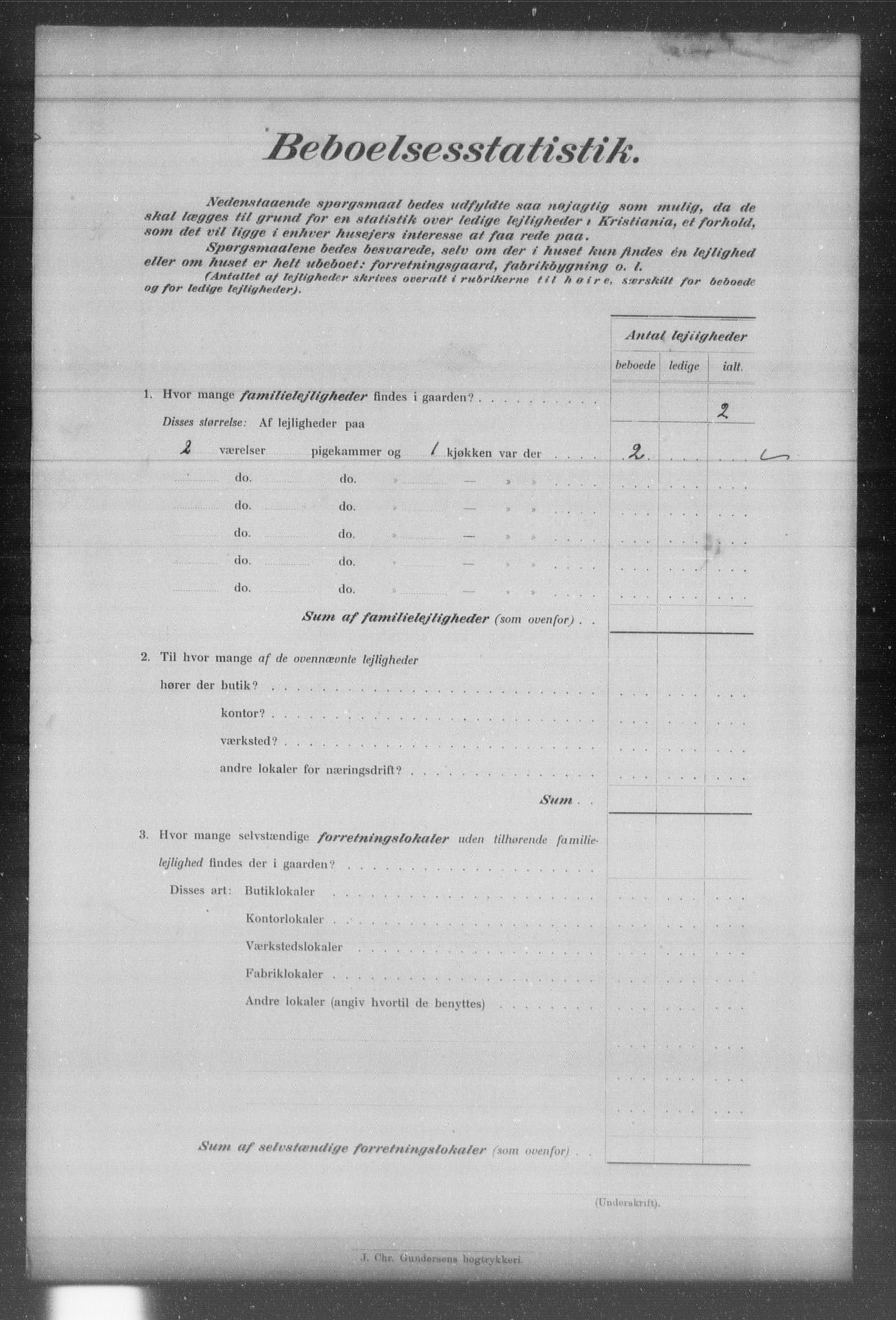 OBA, Municipal Census 1903 for Kristiania, 1903, p. 8404