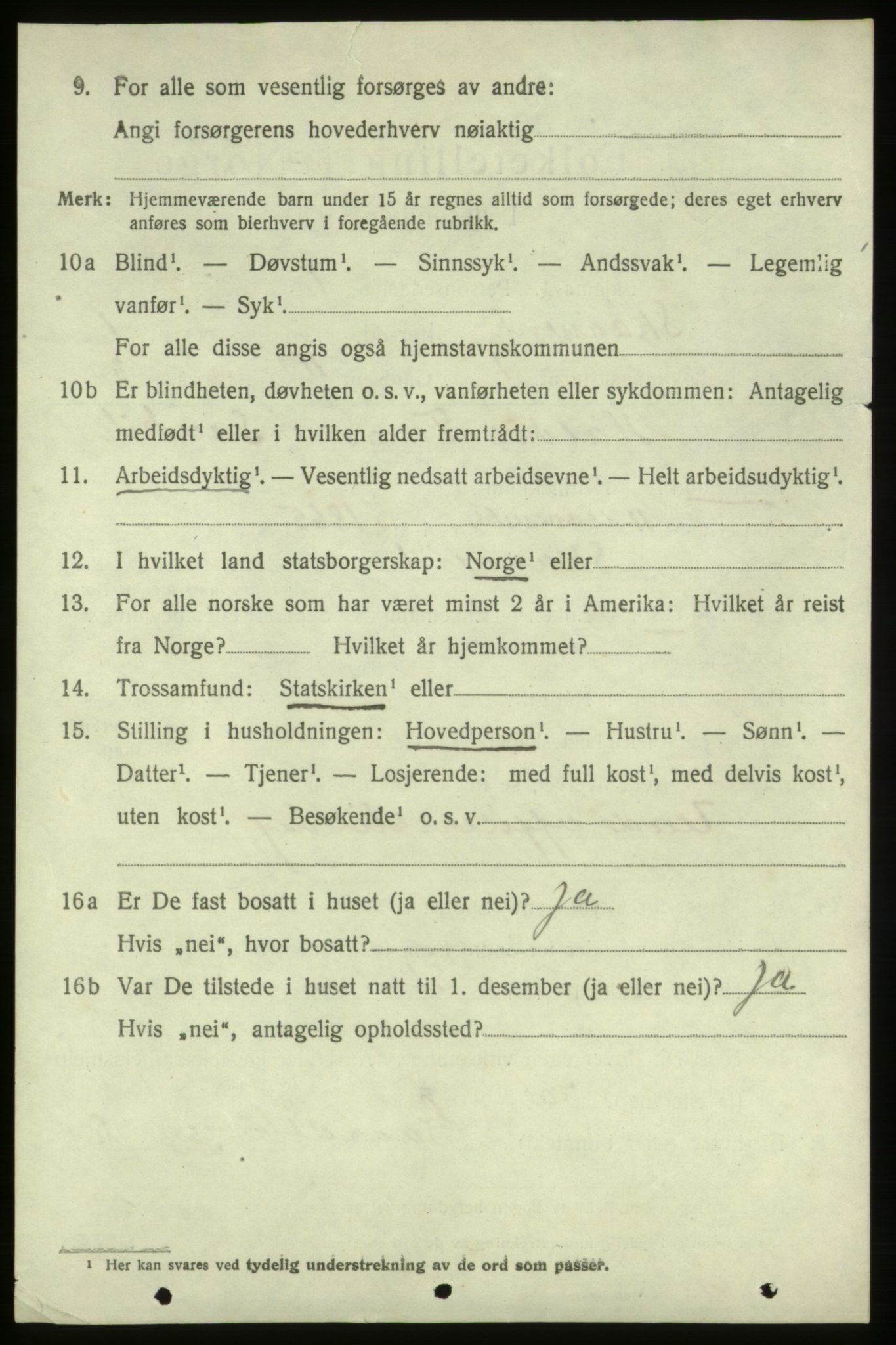 SAB, 1920 census for Skånevik, 1920, p. 2282