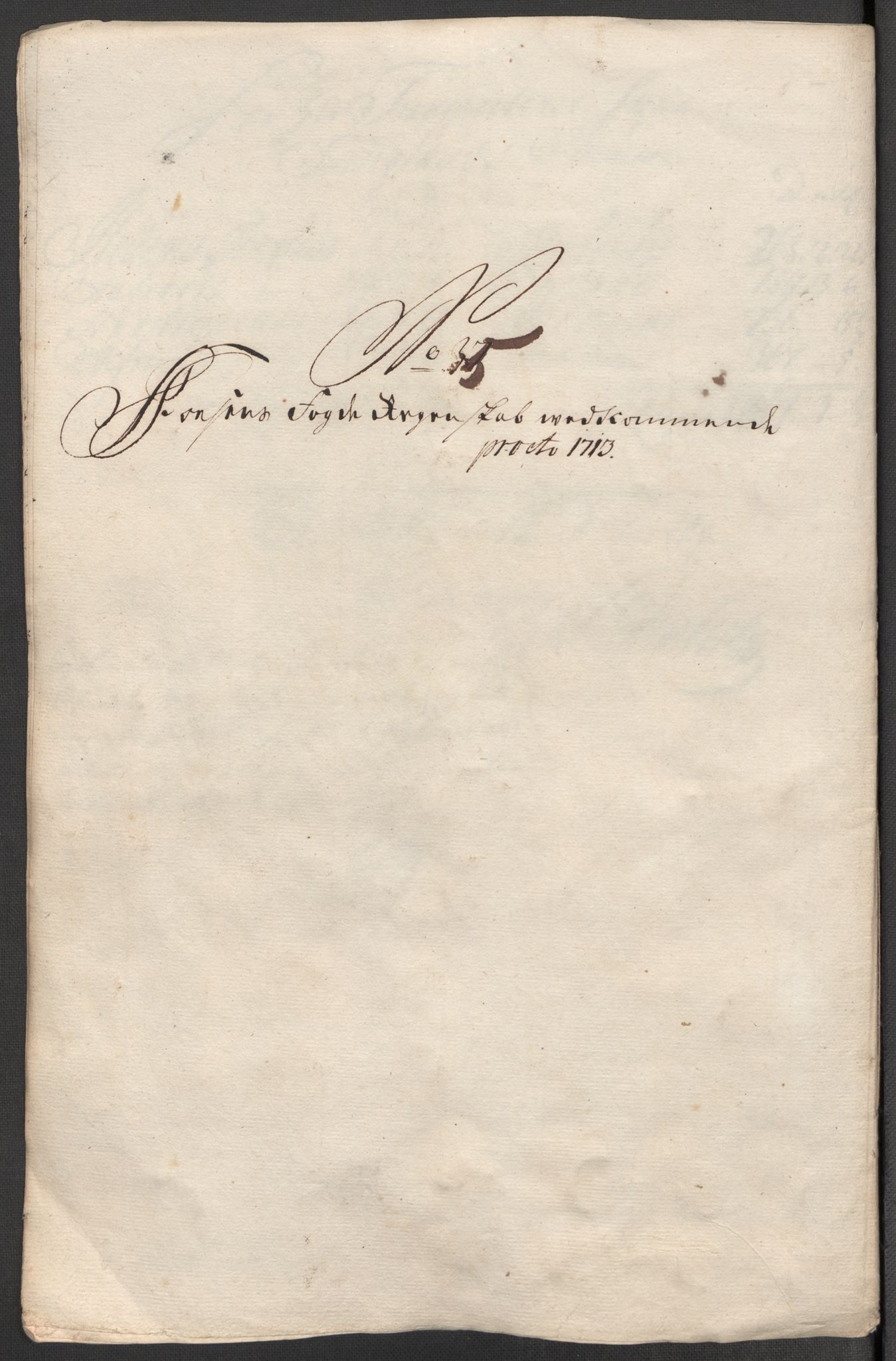 Rentekammeret inntil 1814, Reviderte regnskaper, Fogderegnskap, AV/RA-EA-4092/R57/L3861: Fogderegnskap Fosen, 1712-1713, p. 493