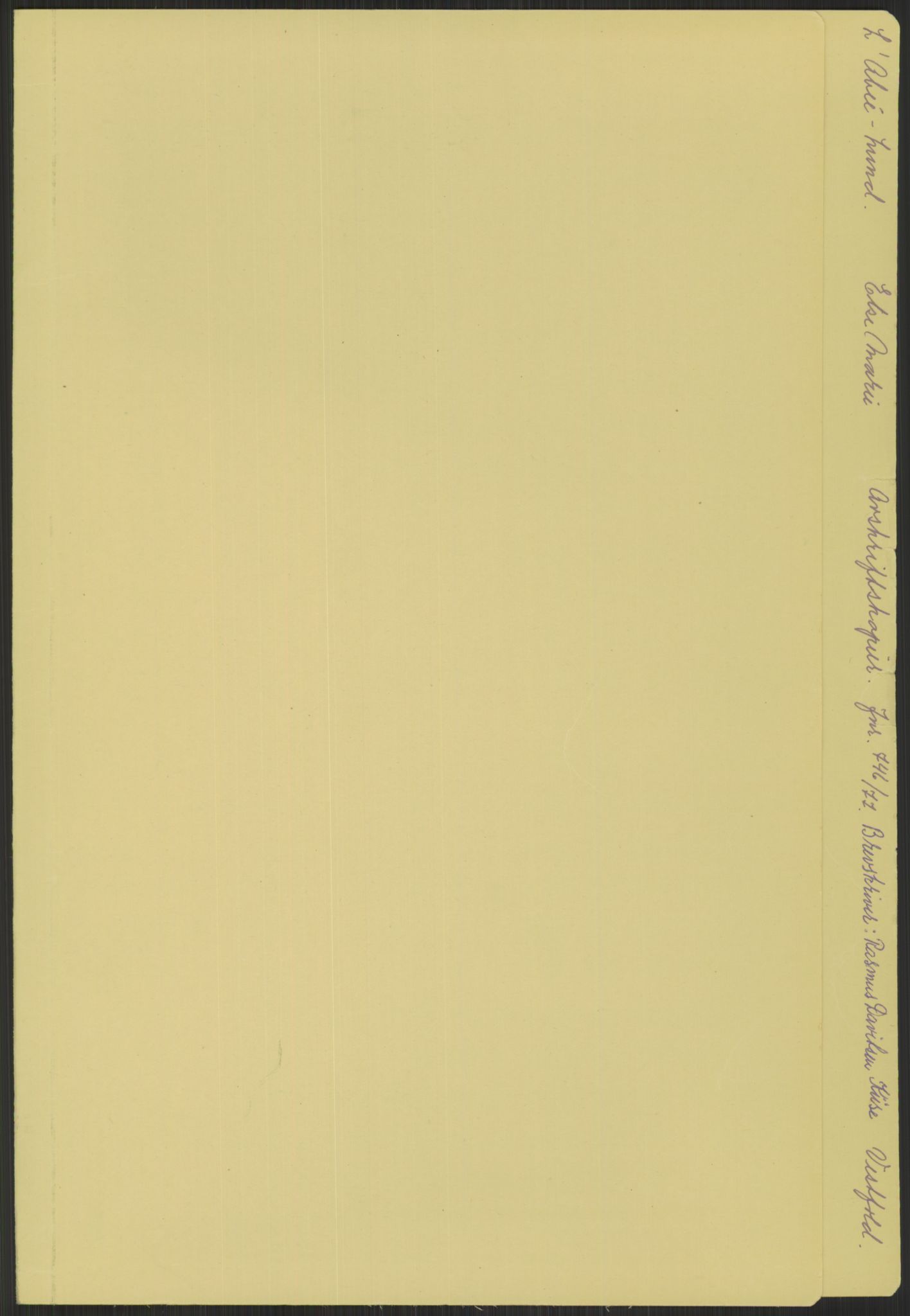 Samlinger til kildeutgivelse, Amerikabrevene, RA/EA-4057/F/L0022: Innlån fra Vestfold. Innlån fra Telemark: Bratås - Duus, 1838-1914, p. 1