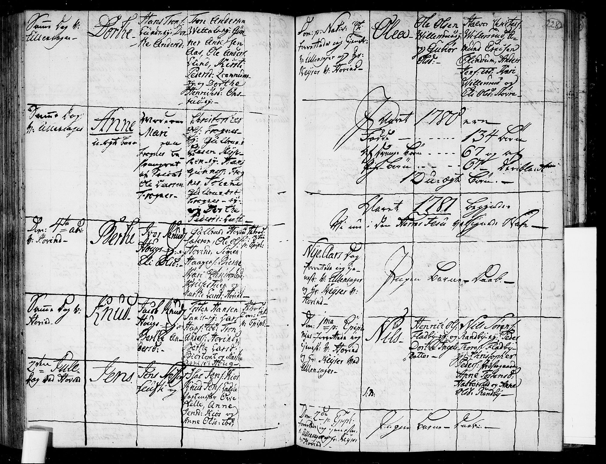 Ullensaker prestekontor Kirkebøker, SAO/A-10236a/F/Fa/L0006: Parish register (official) no. I 6, 1762-1785, p. 228