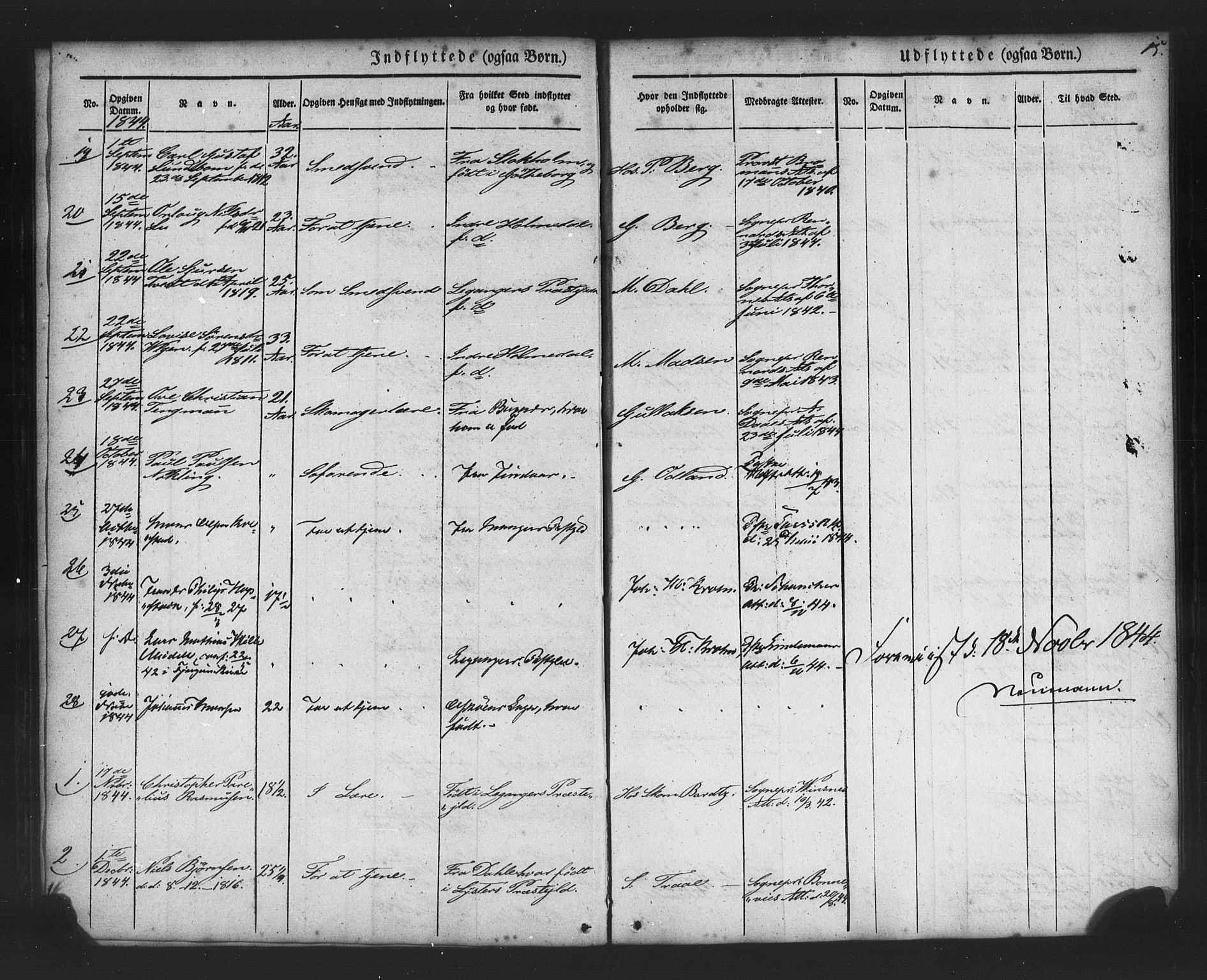 Nykirken Sokneprestembete, SAB/A-77101/H/Haa/L0049: Parish register (official) no. G 1, 1838-1860, p. 15