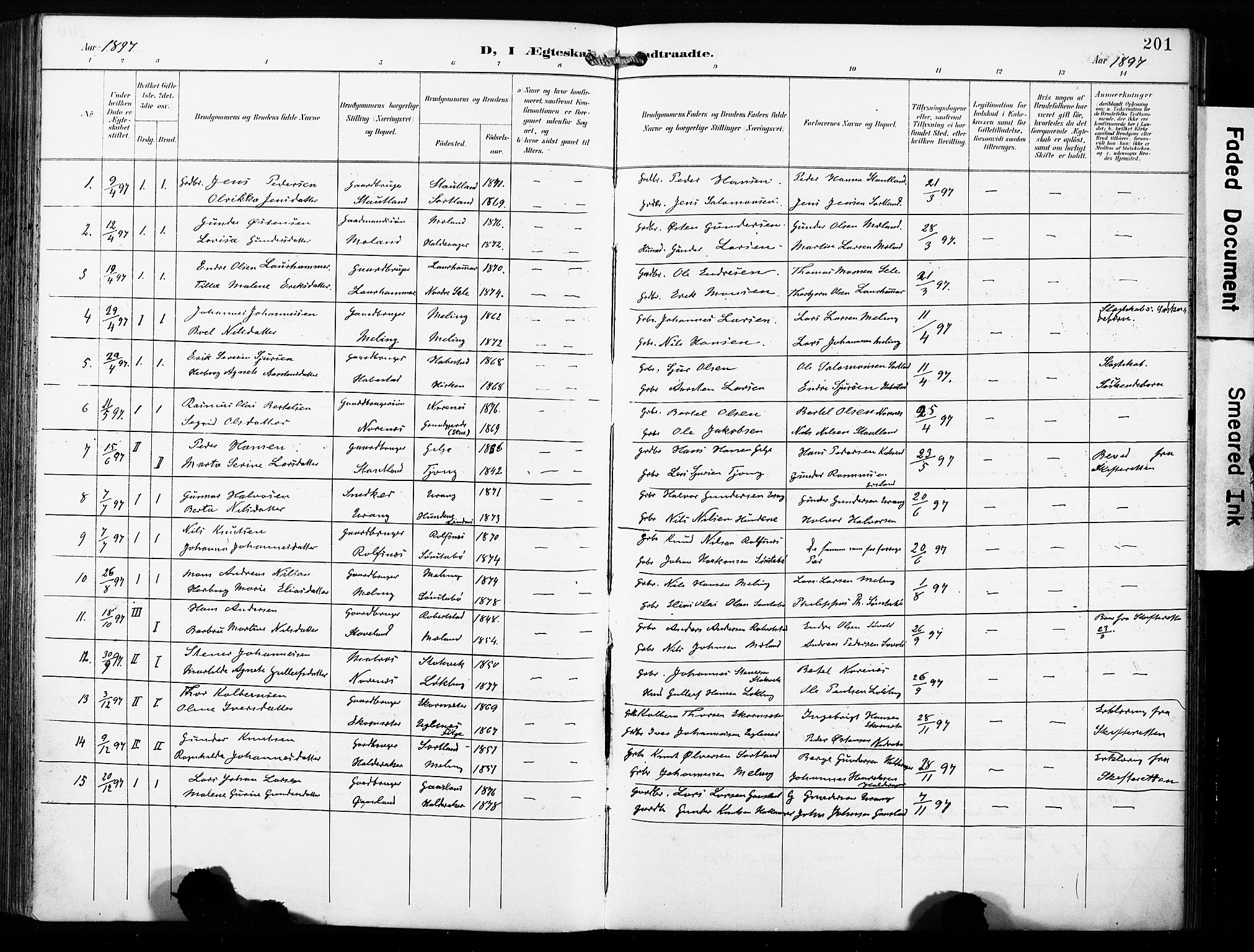 Finnås sokneprestembete, SAB/A-99925/H/Ha/Haa/Haac/L0002: Parish register (official) no. C 2, 1895-1904, p. 201