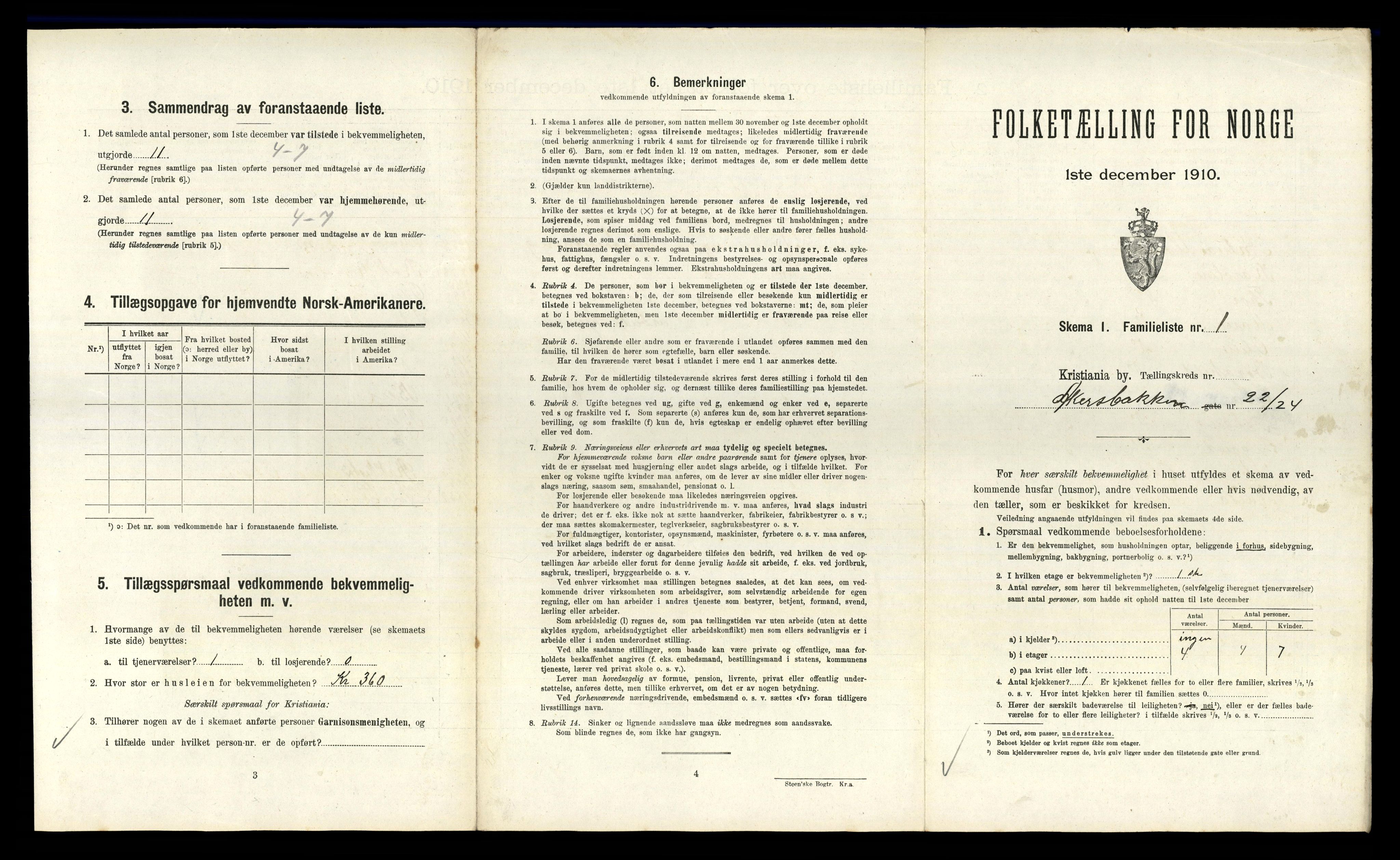 RA, 1910 census for Kristiania, 1910, p. 1833