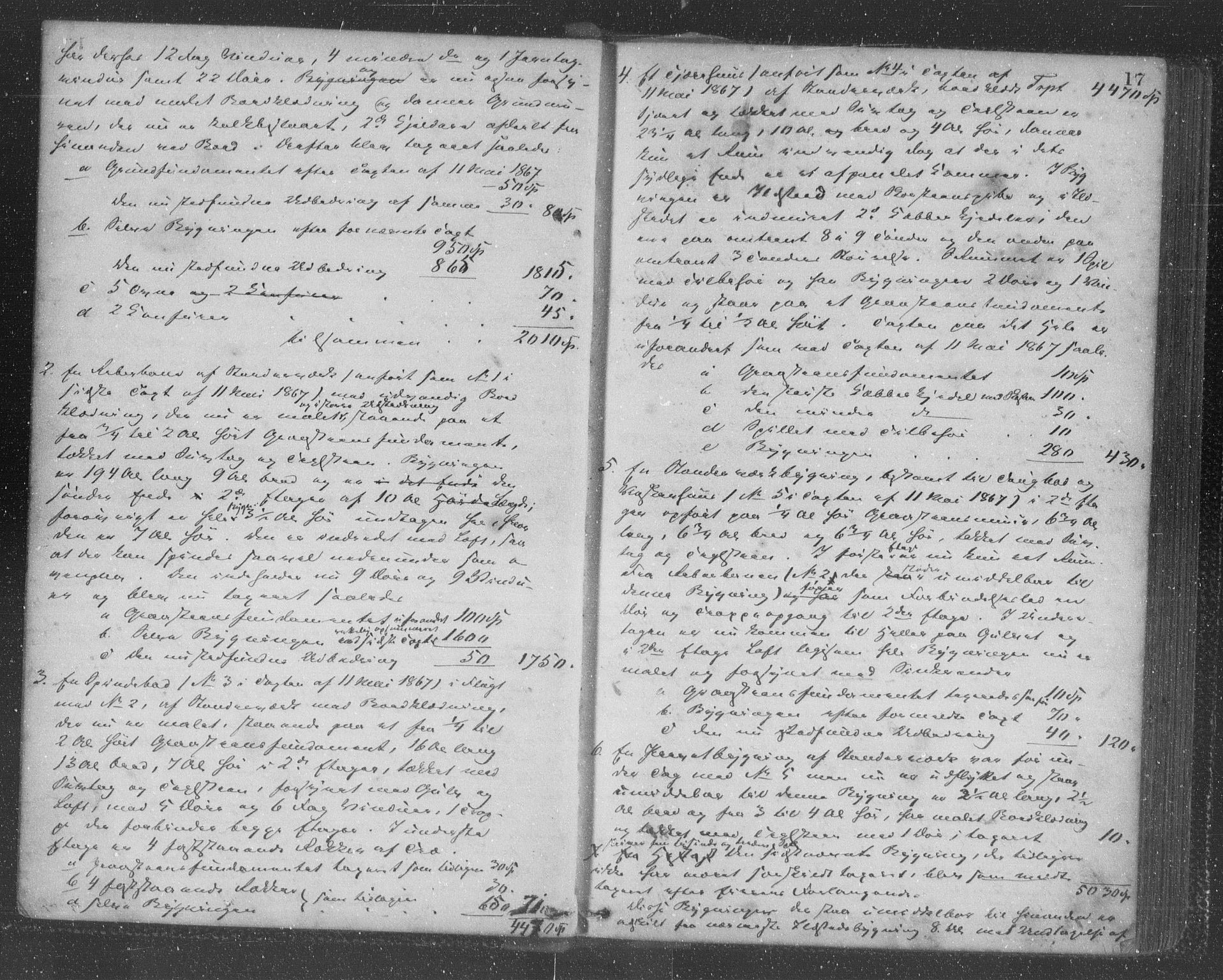 Lensmannen i Årstad, AV/SAB-A-36201/0012/L0004: Branntakstprotokoll, 1867-1872, p. 17