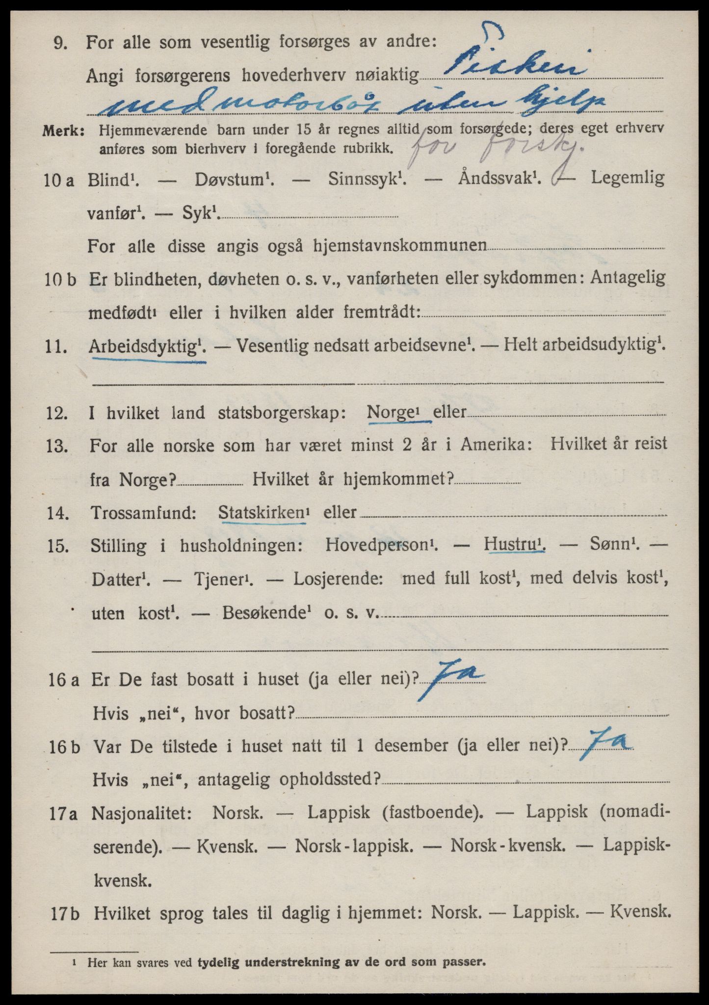 SAT, 1920 census for Sør-Frøya, 1920, p. 5432