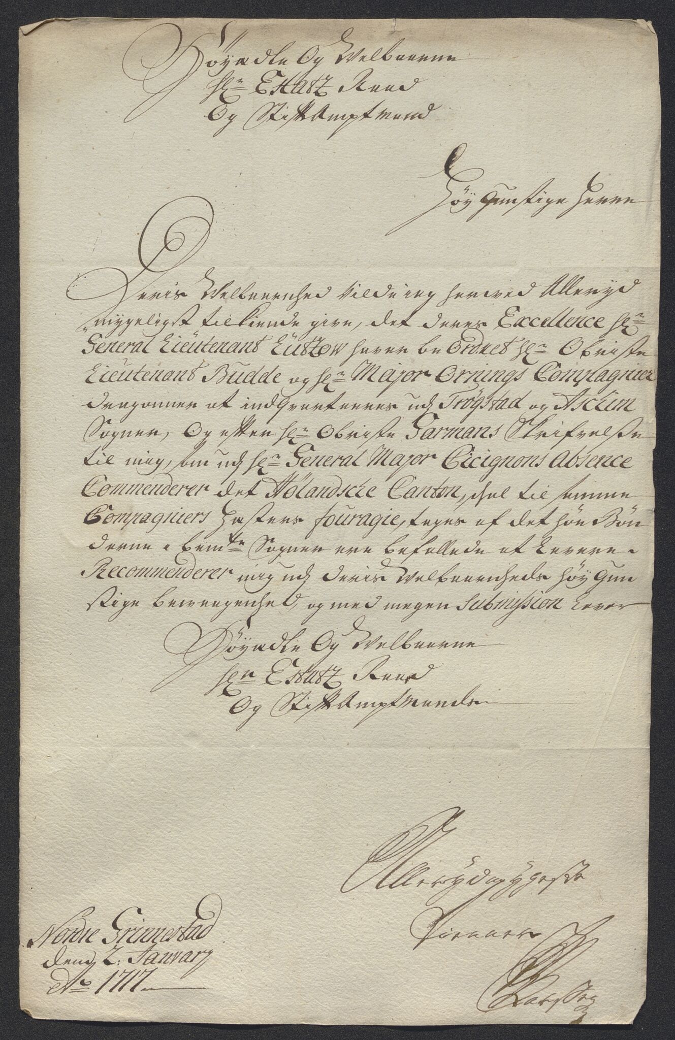 Kristiania stiftamt, AV/SAO-A-10386/E/Ed/Ede/L0006: Fogder, 1717, p. 134