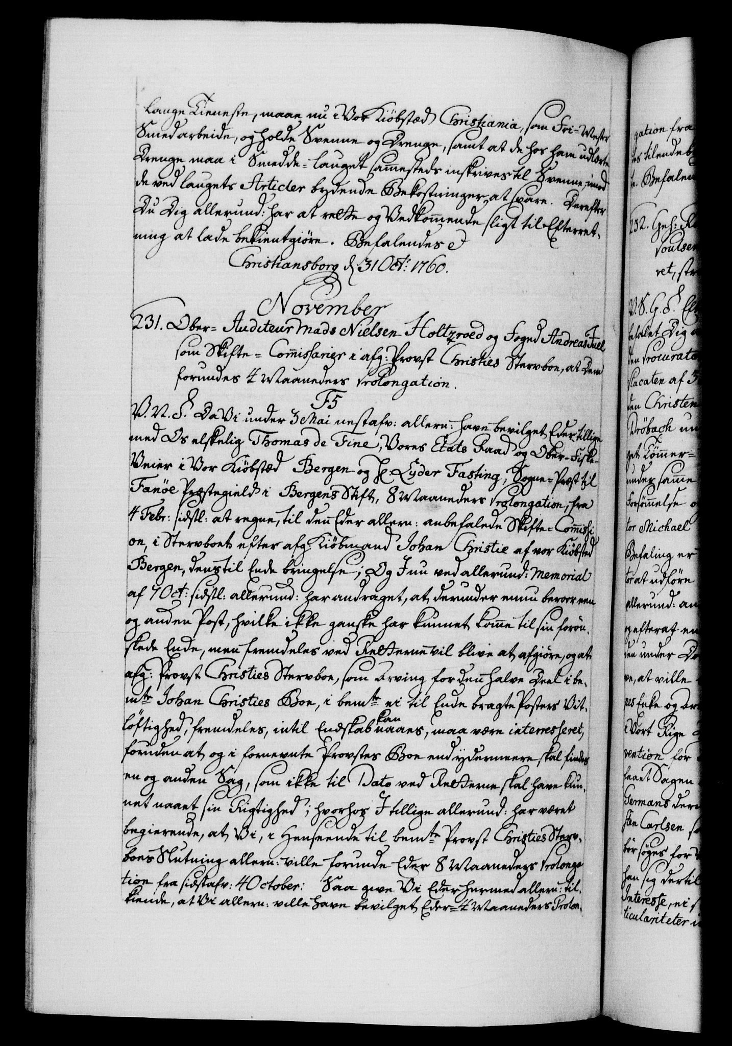 Danske Kanselli 1572-1799, AV/RA-EA-3023/F/Fc/Fca/Fcab/L0036: Norske tegnelser, 1757-1761, p. 765b