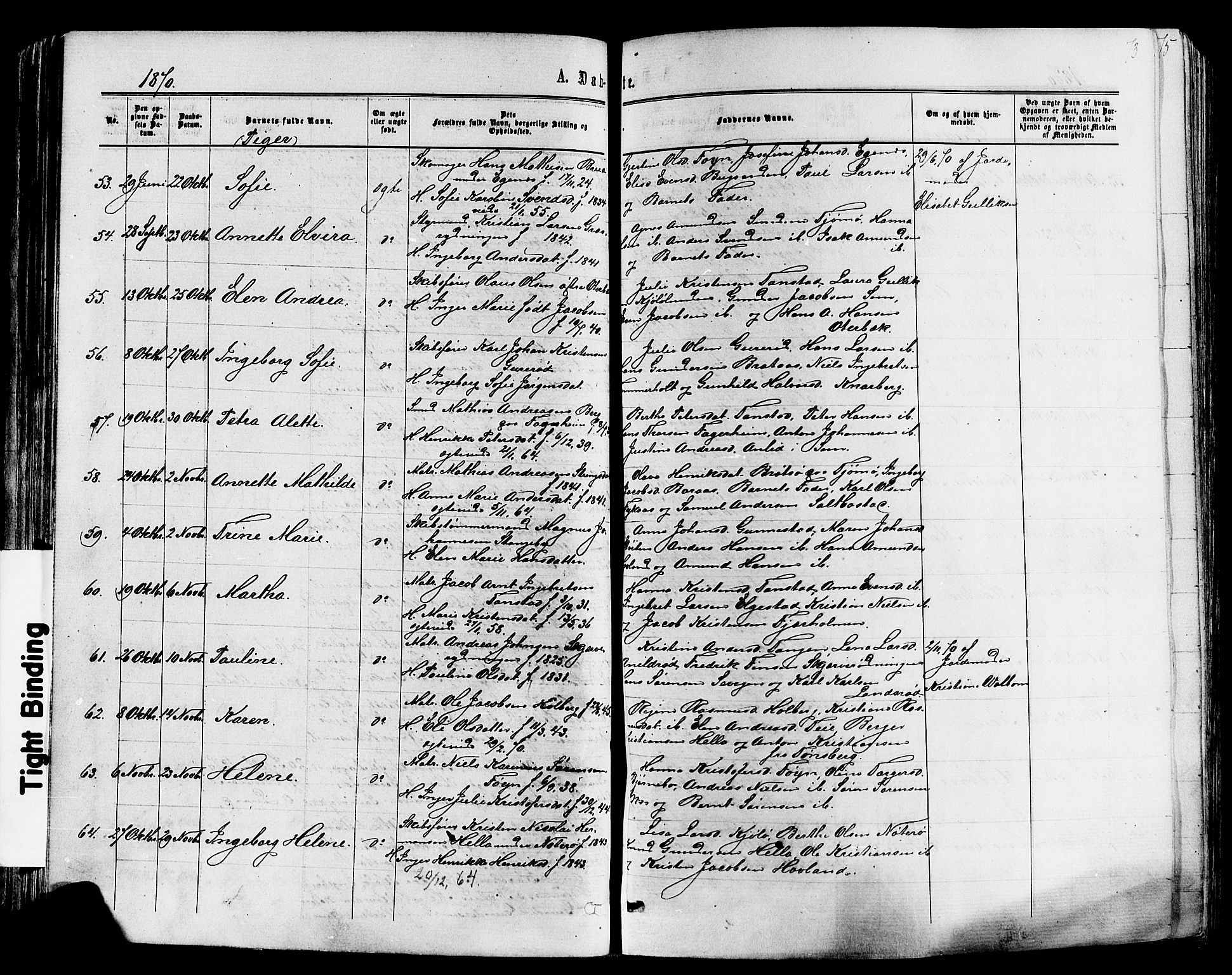 Nøtterøy kirkebøker, AV/SAKO-A-354/F/Fa/L0007: Parish register (official) no. I 7, 1865-1877, p. 73