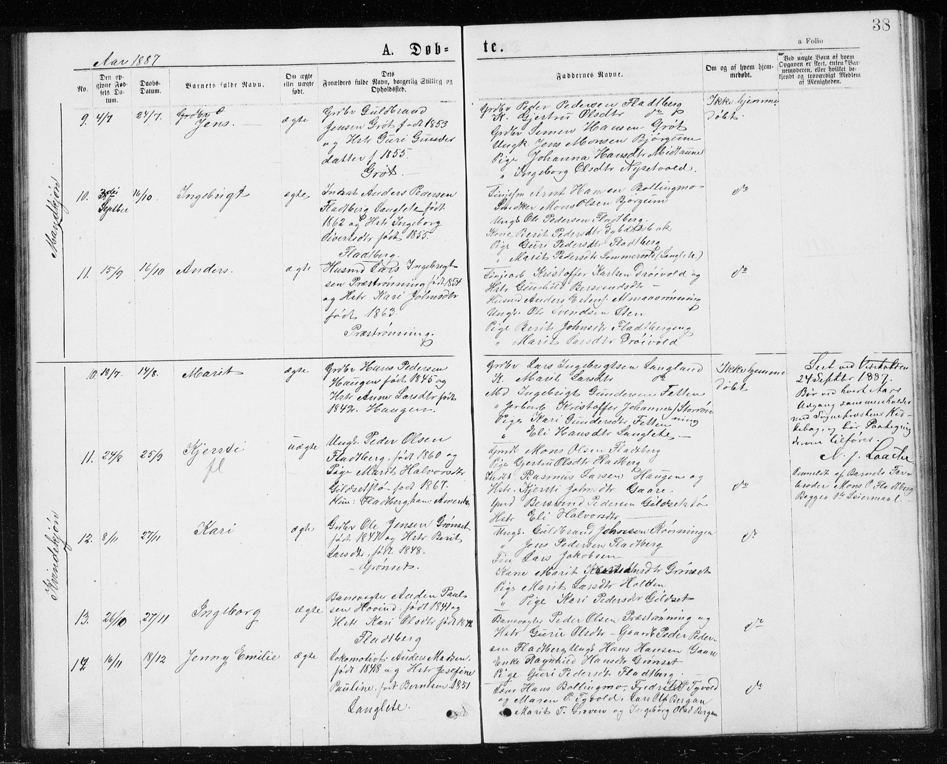 Ministerialprotokoller, klokkerbøker og fødselsregistre - Sør-Trøndelag, SAT/A-1456/685/L0977: Parish register (copy) no. 685C02, 1879-1890, p. 38
