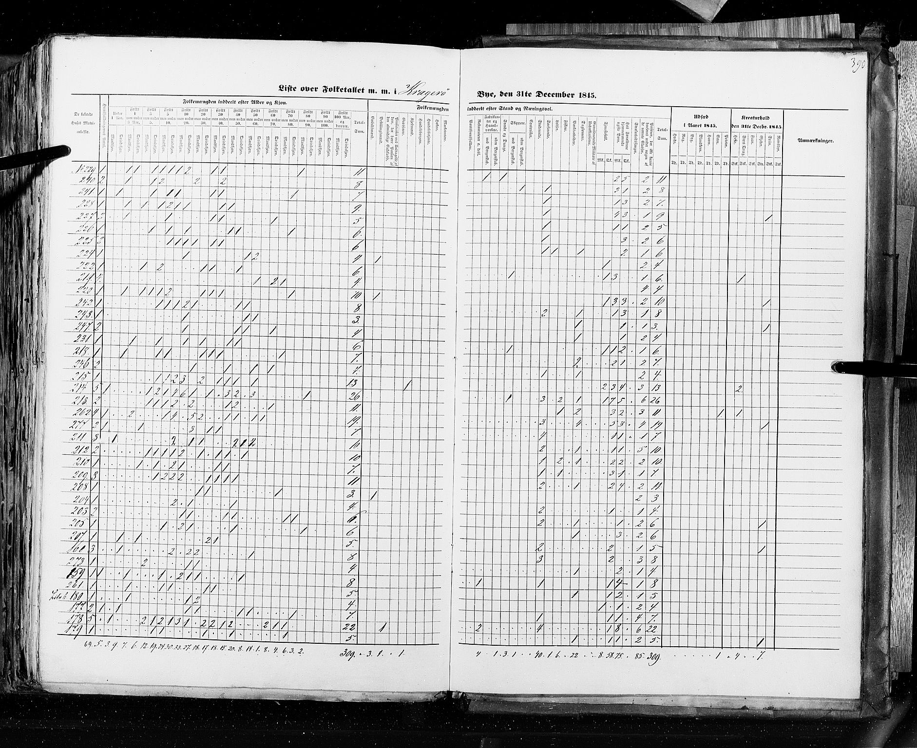 RA, Census 1845, vol. 10: Cities, 1845, p. 390