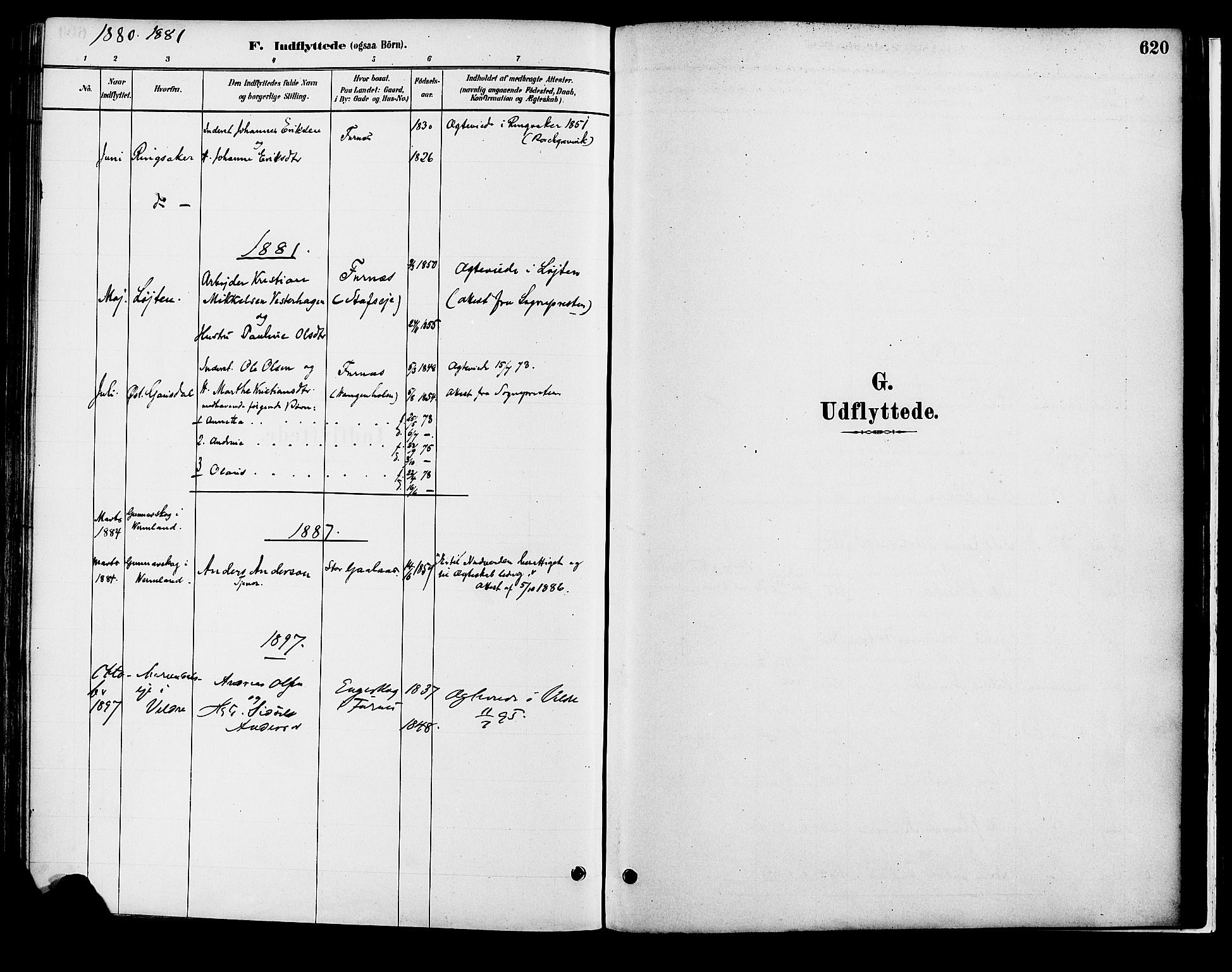 Vang prestekontor, Hedmark, SAH/PREST-008/H/Ha/Haa/L0018B: Parish register (official) no. 18B, 1880-1906, p. 600b