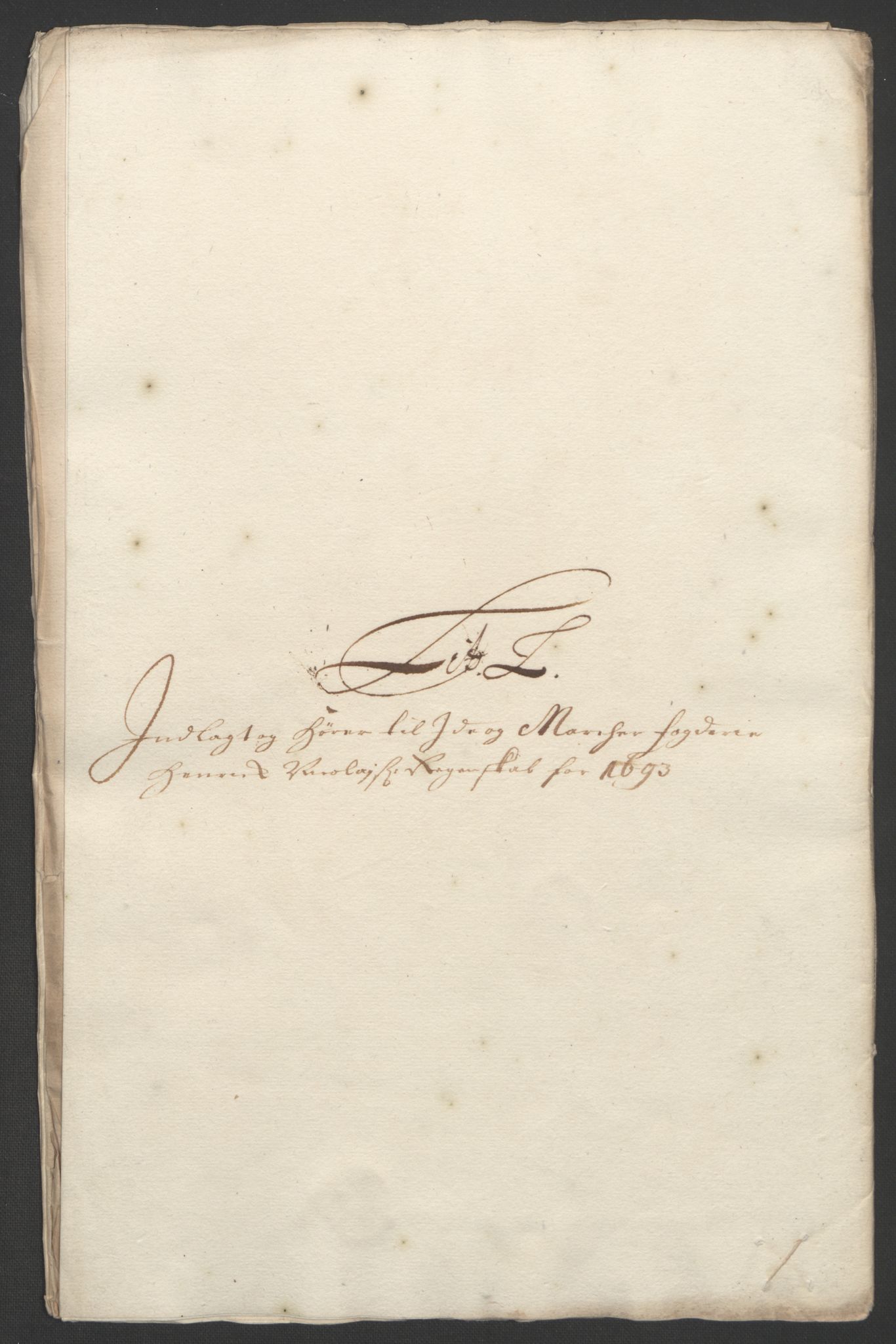 Rentekammeret inntil 1814, Reviderte regnskaper, Fogderegnskap, AV/RA-EA-4092/R01/L0011: Fogderegnskap Idd og Marker, 1692-1693, p. 307