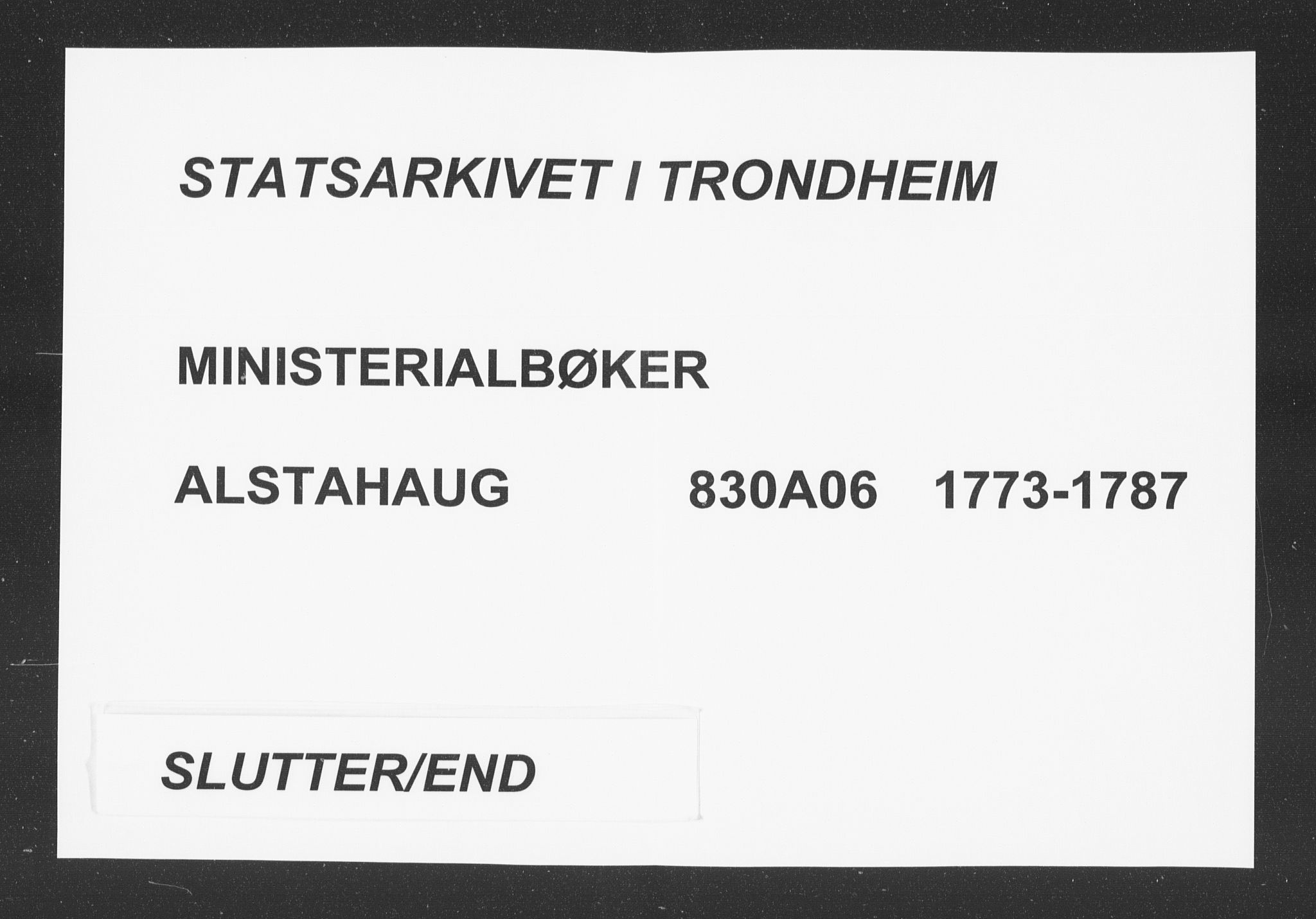 Ministerialprotokoller, klokkerbøker og fødselsregistre - Nordland, AV/SAT-A-1459/830/L0438: Parish register (official) no. 830A06, 1773-1787