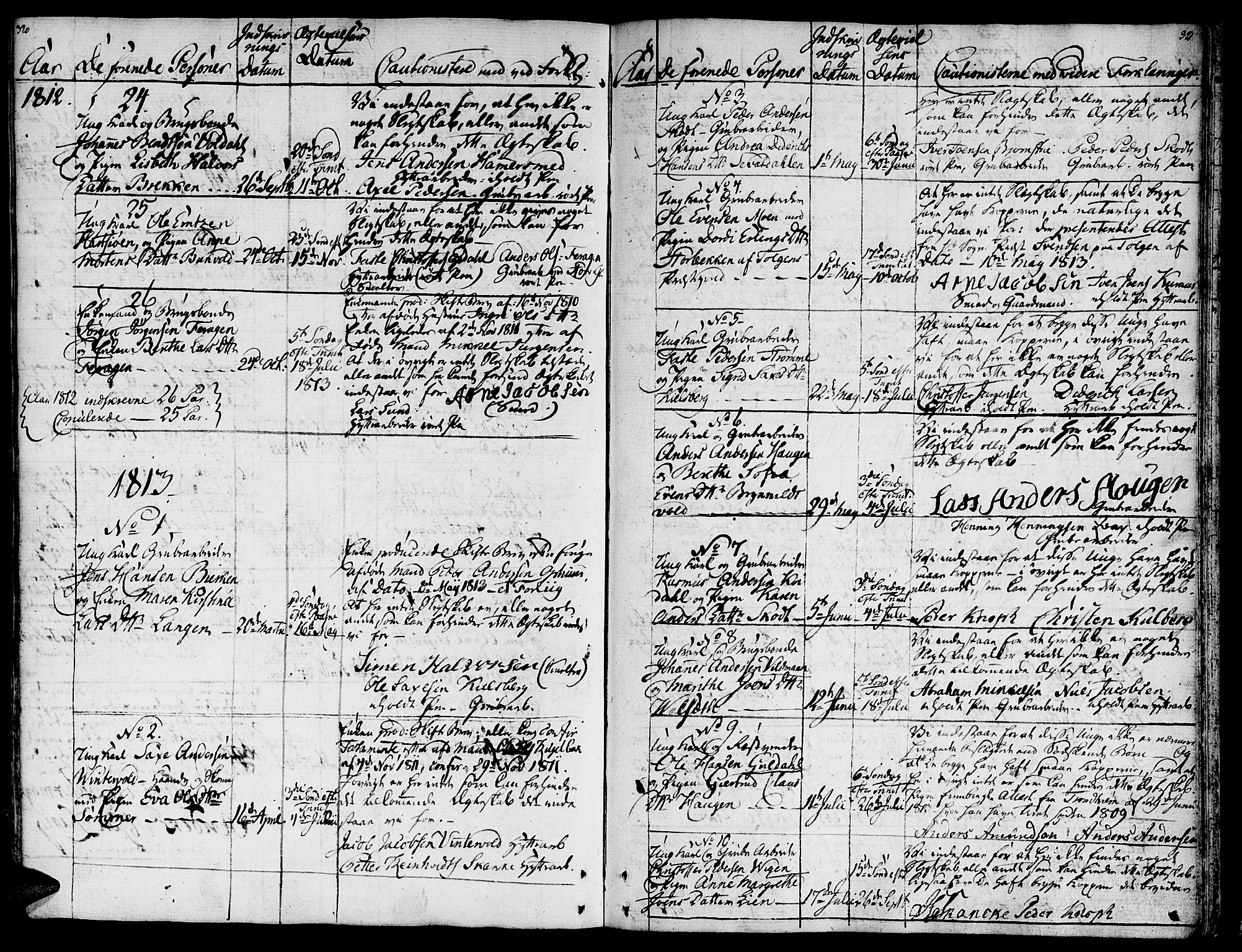 Ministerialprotokoller, klokkerbøker og fødselsregistre - Sør-Trøndelag, SAT/A-1456/681/L0928: Parish register (official) no. 681A06, 1806-1816, p. 320-321