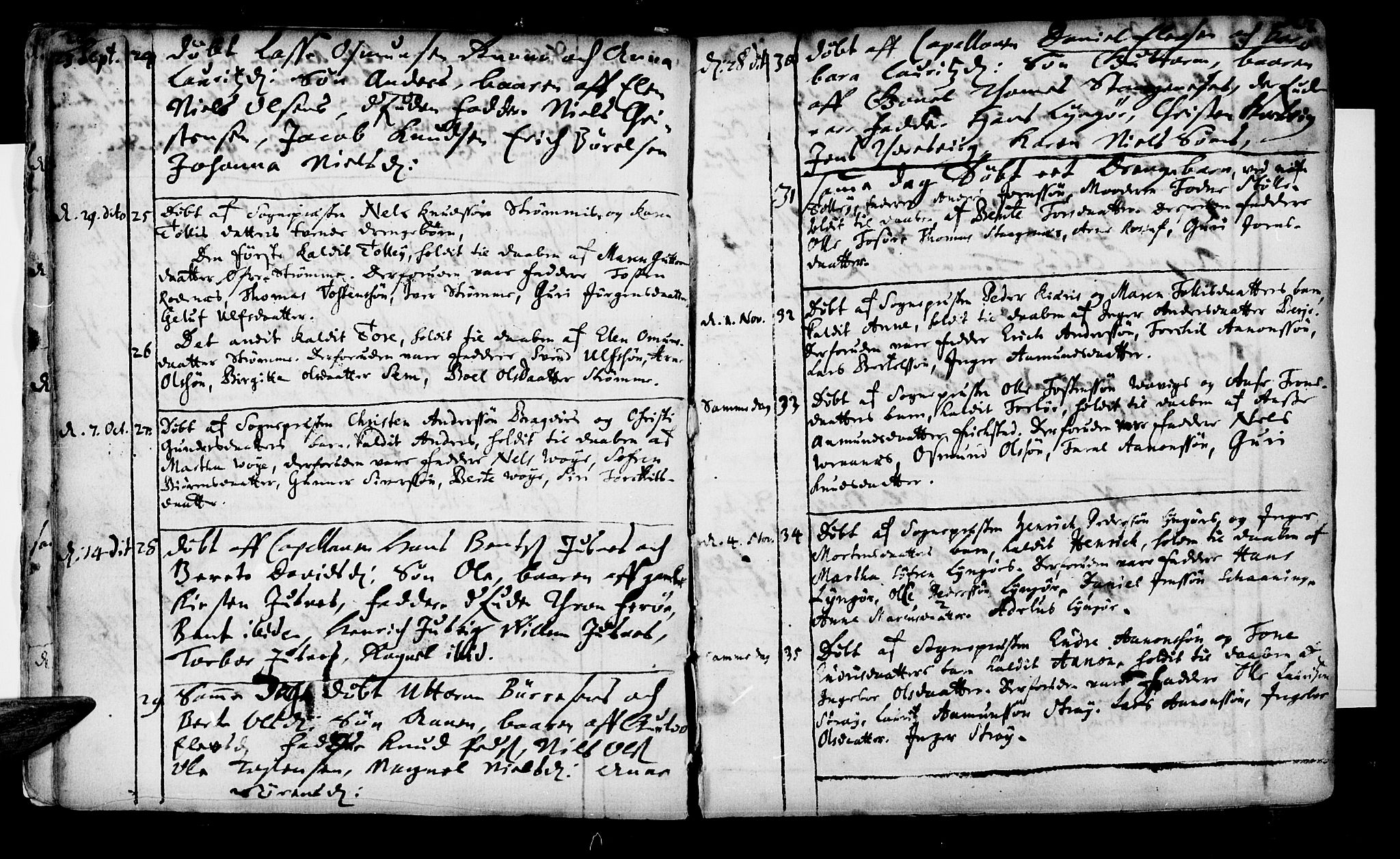 Oddernes sokneprestkontor, SAK/1111-0033/F/Fa/Faa/L0001: Parish register (official) no. A 1, 1692-1718, p. 26-27