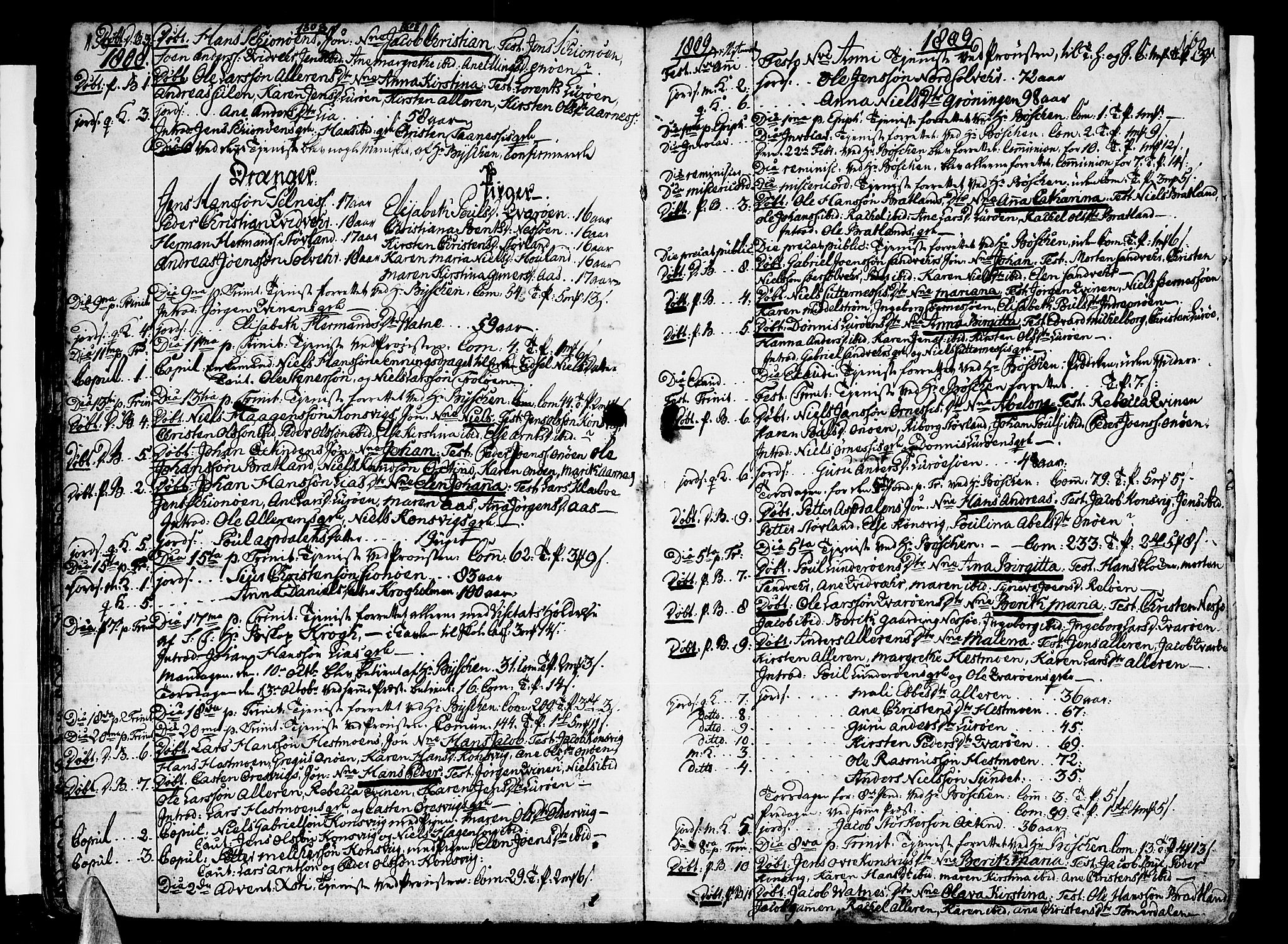 Ministerialprotokoller, klokkerbøker og fødselsregistre - Nordland, SAT/A-1459/839/L0563: Parish register (official) no. 839A01 /1, 1767-1824, p. 159-160