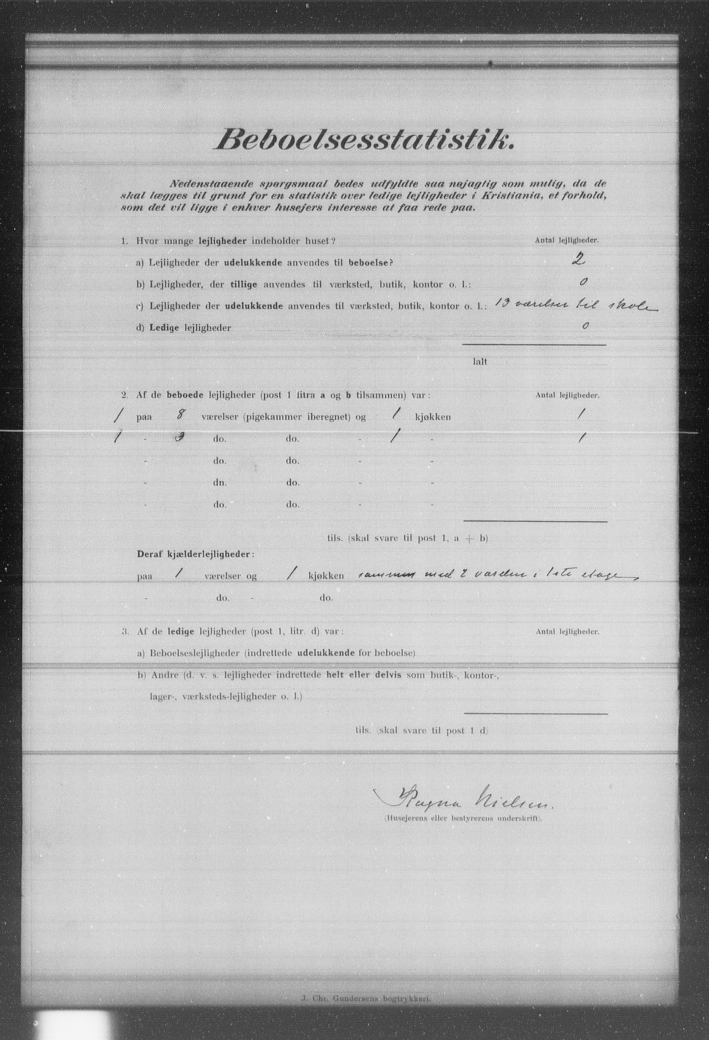 OBA, Municipal Census 1902 for Kristiania, 1902, p. 13607