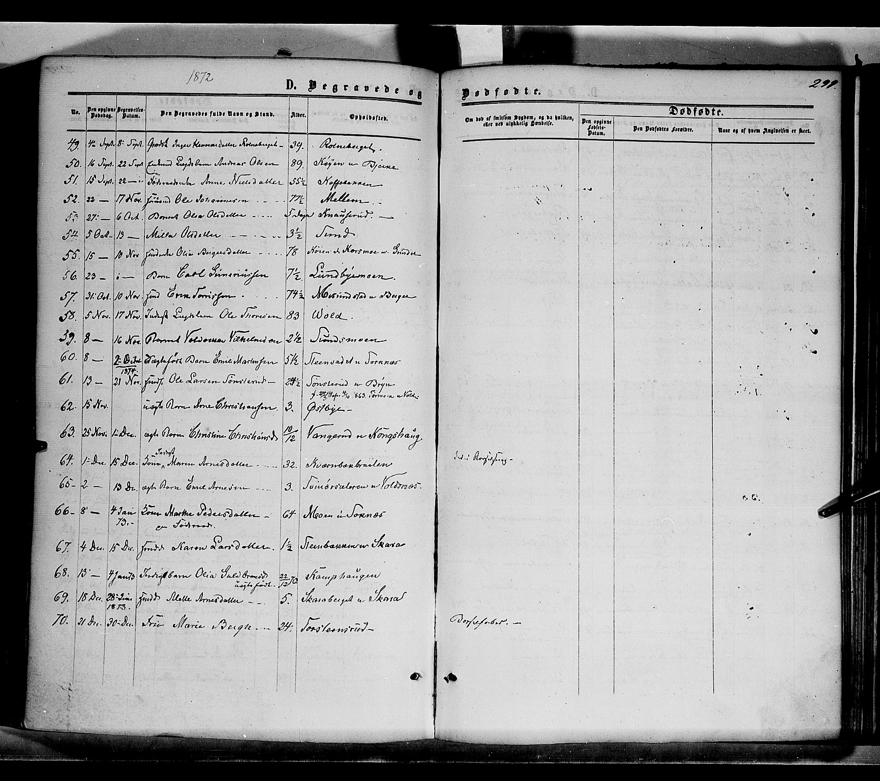 Grue prestekontor, AV/SAH-PREST-036/H/Ha/Haa/L0010: Parish register (official) no. 10, 1864-1873, p. 291