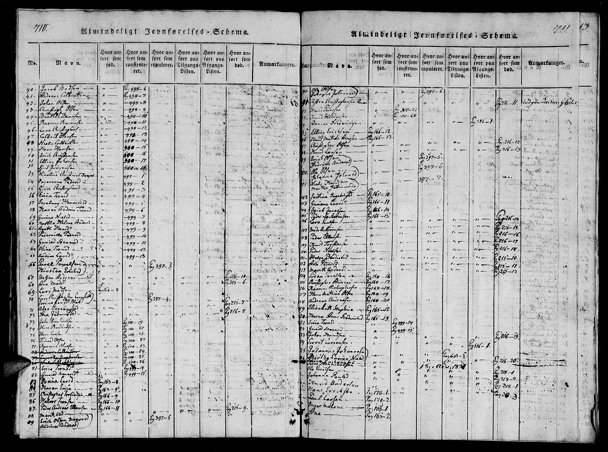Ministerialprotokoller, klokkerbøker og fødselsregistre - Møre og Romsdal, SAT/A-1454/560/L0718: Parish register (official) no. 560A02, 1817-1844, p. 710-711
