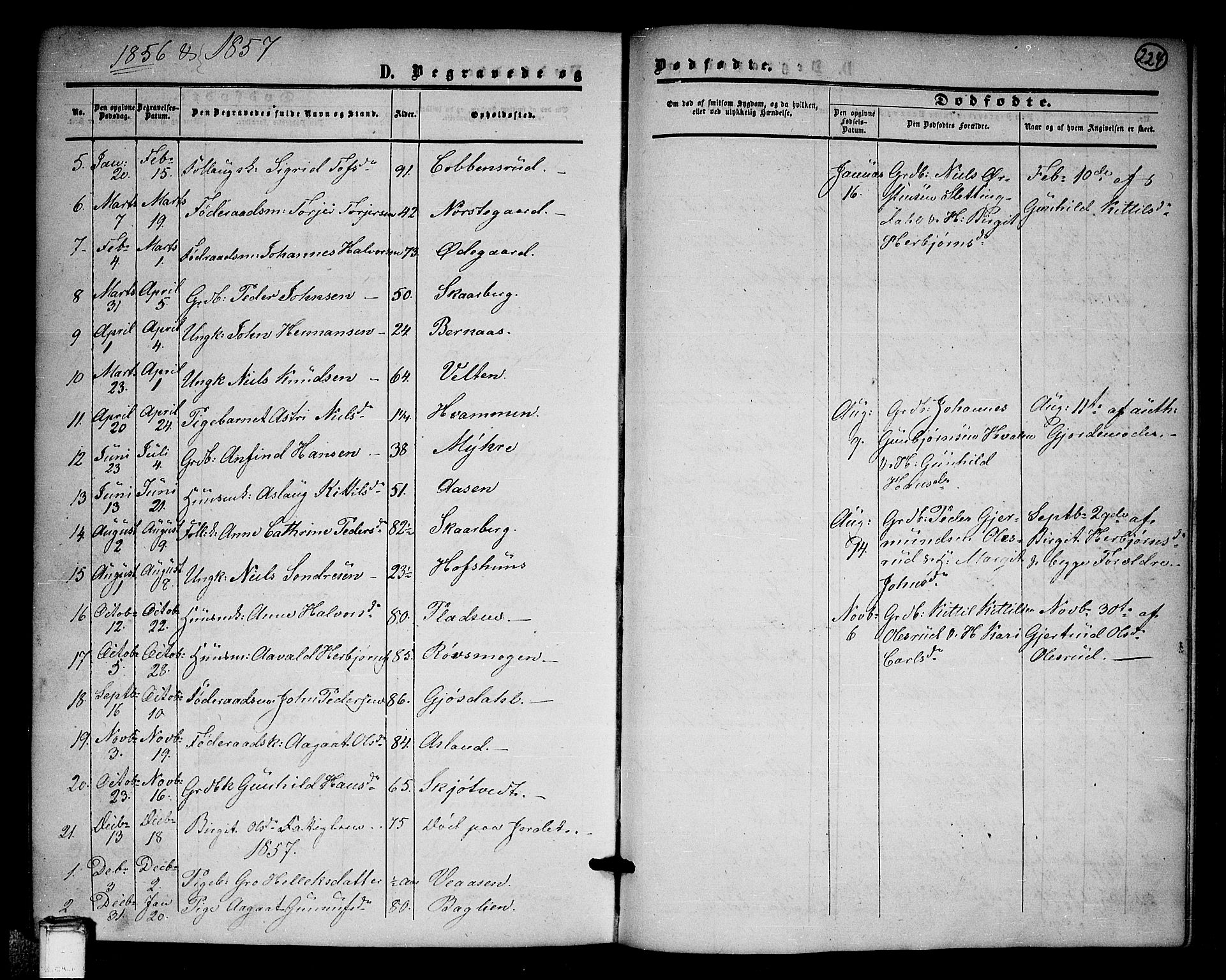 Tinn kirkebøker, AV/SAKO-A-308/G/Ga/L0002: Parish register (copy) no. I 2, 1851-1883, p. 224