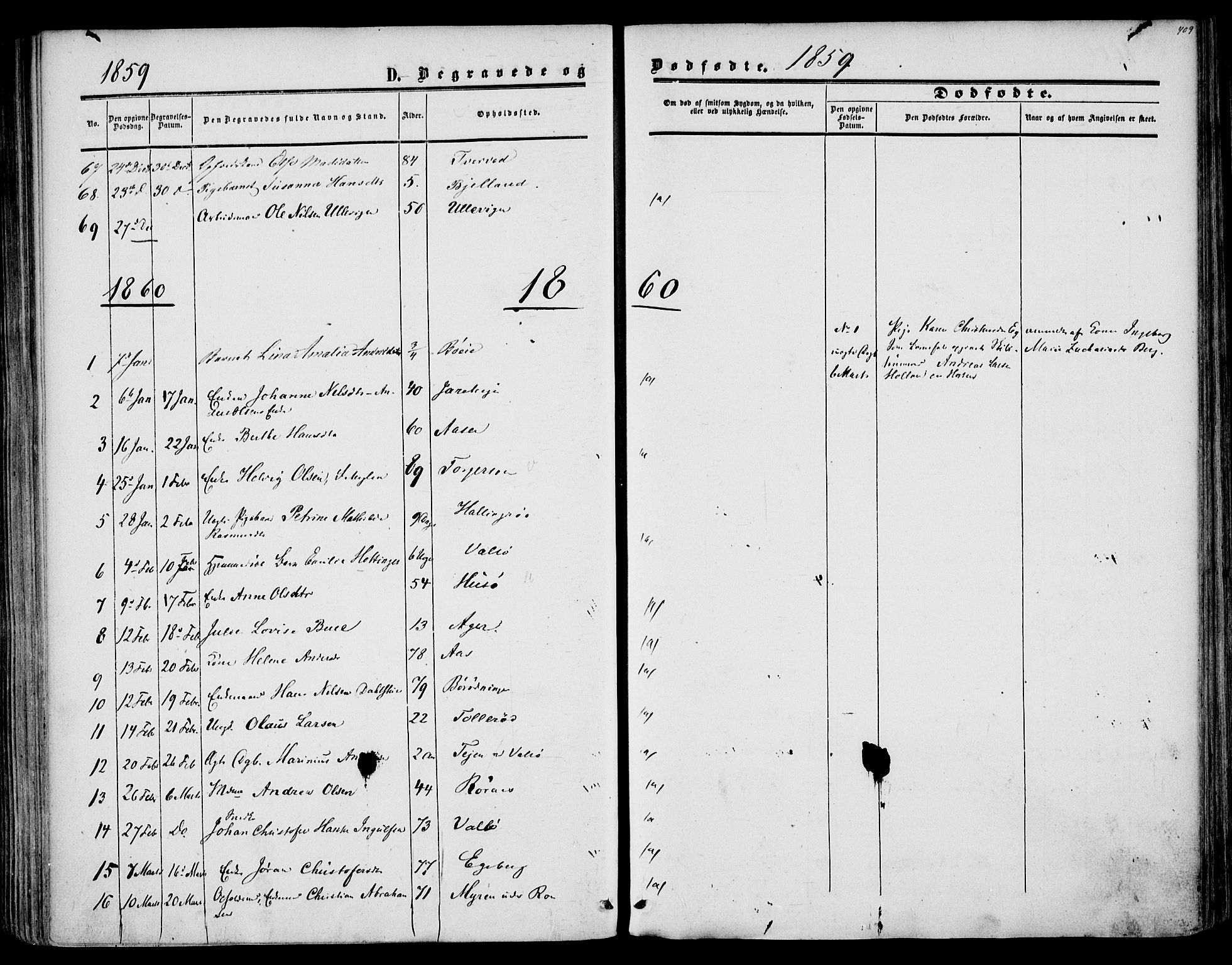 Sem kirkebøker, AV/SAKO-A-5/F/Fa/L0007: Parish register (official) no. I 7, 1856-1865, p. 409