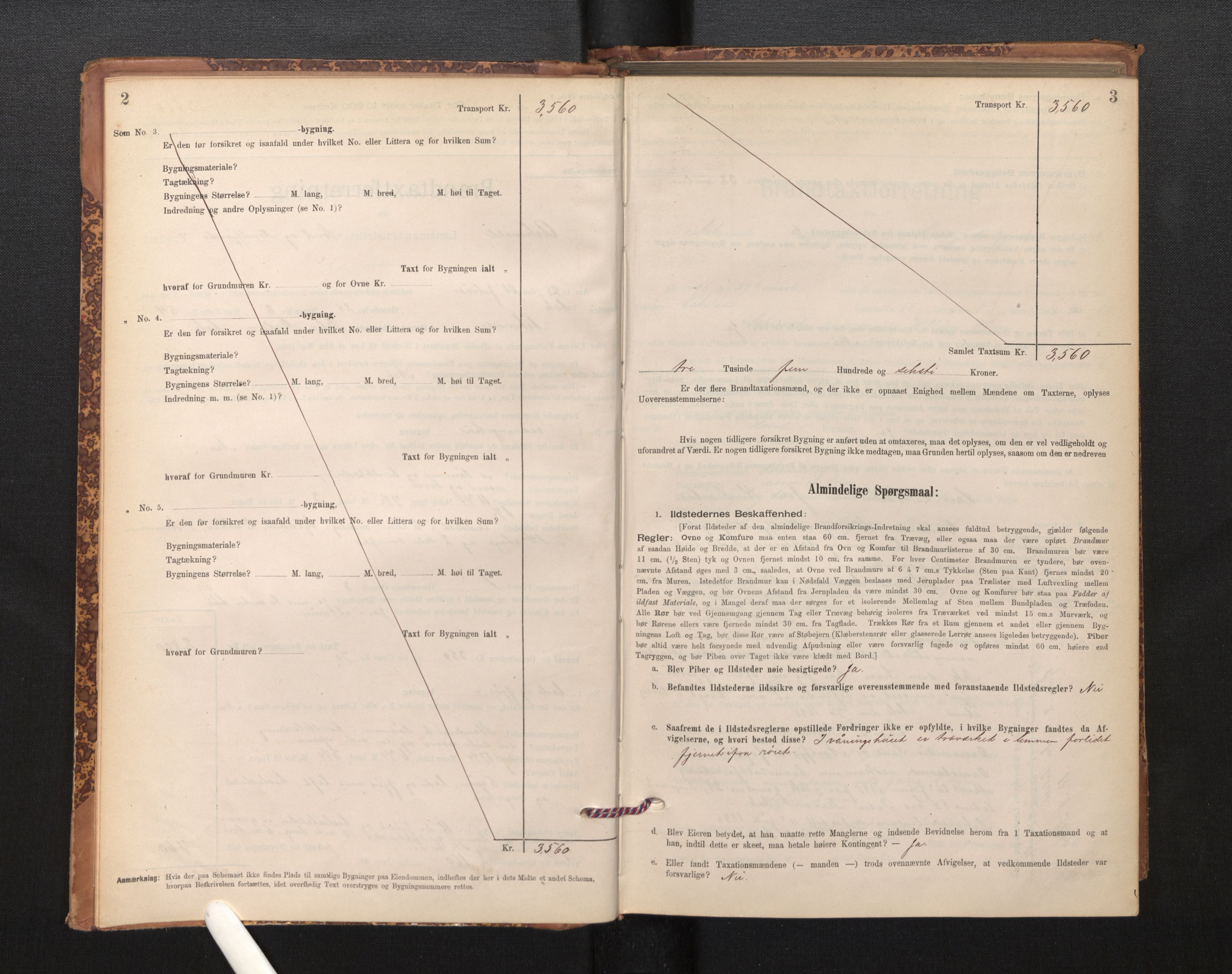 Lensmannen i Askvoll, AV/SAB-A-26301/0012/L0004: Branntakstprotokoll, skjematakst og liste over branntakstmenn, 1895-1932, p. 2-3