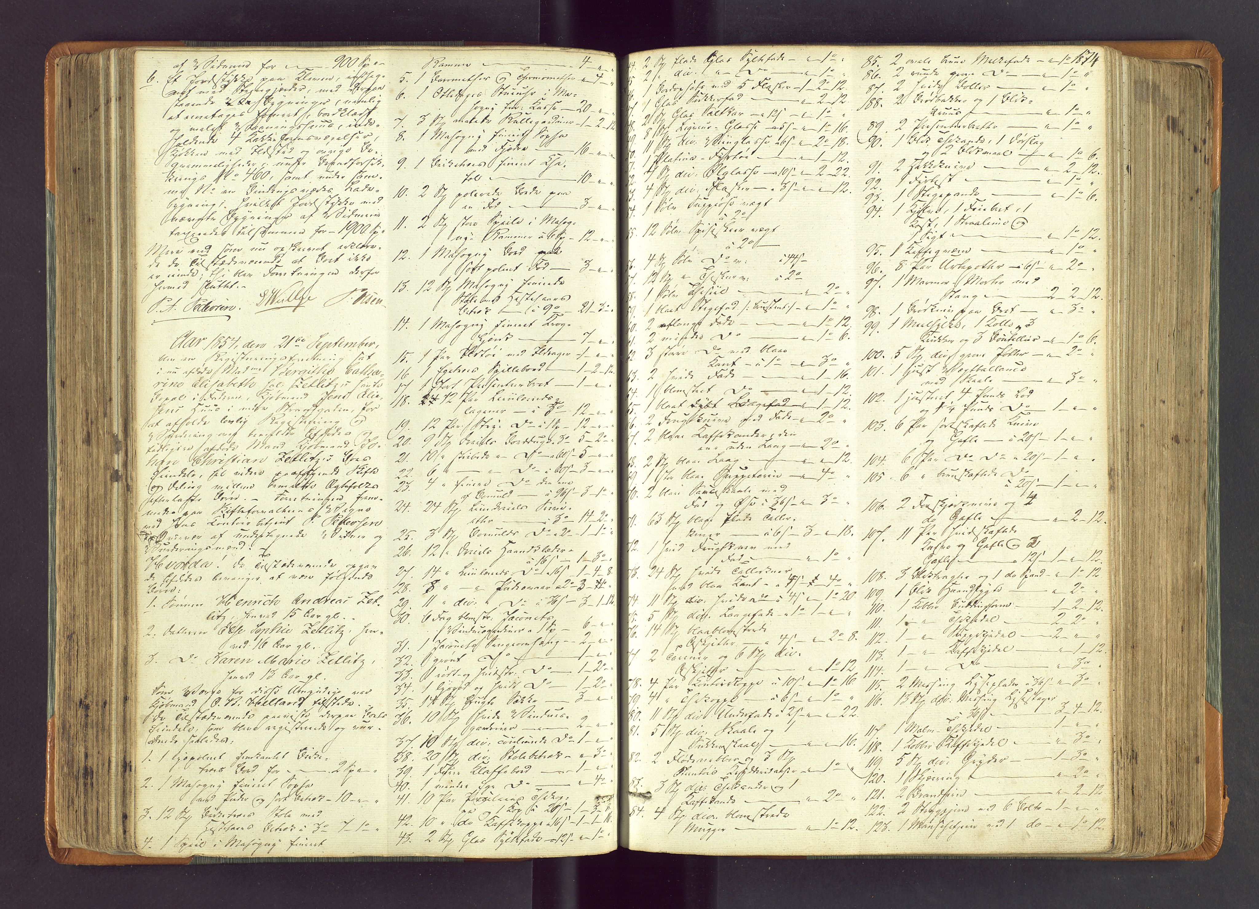 Stavanger byfogd, AV/SAST-A-101408/001/5/50/503BA/L0002: Registreringsprotokoll, 1846-1864, p. 174