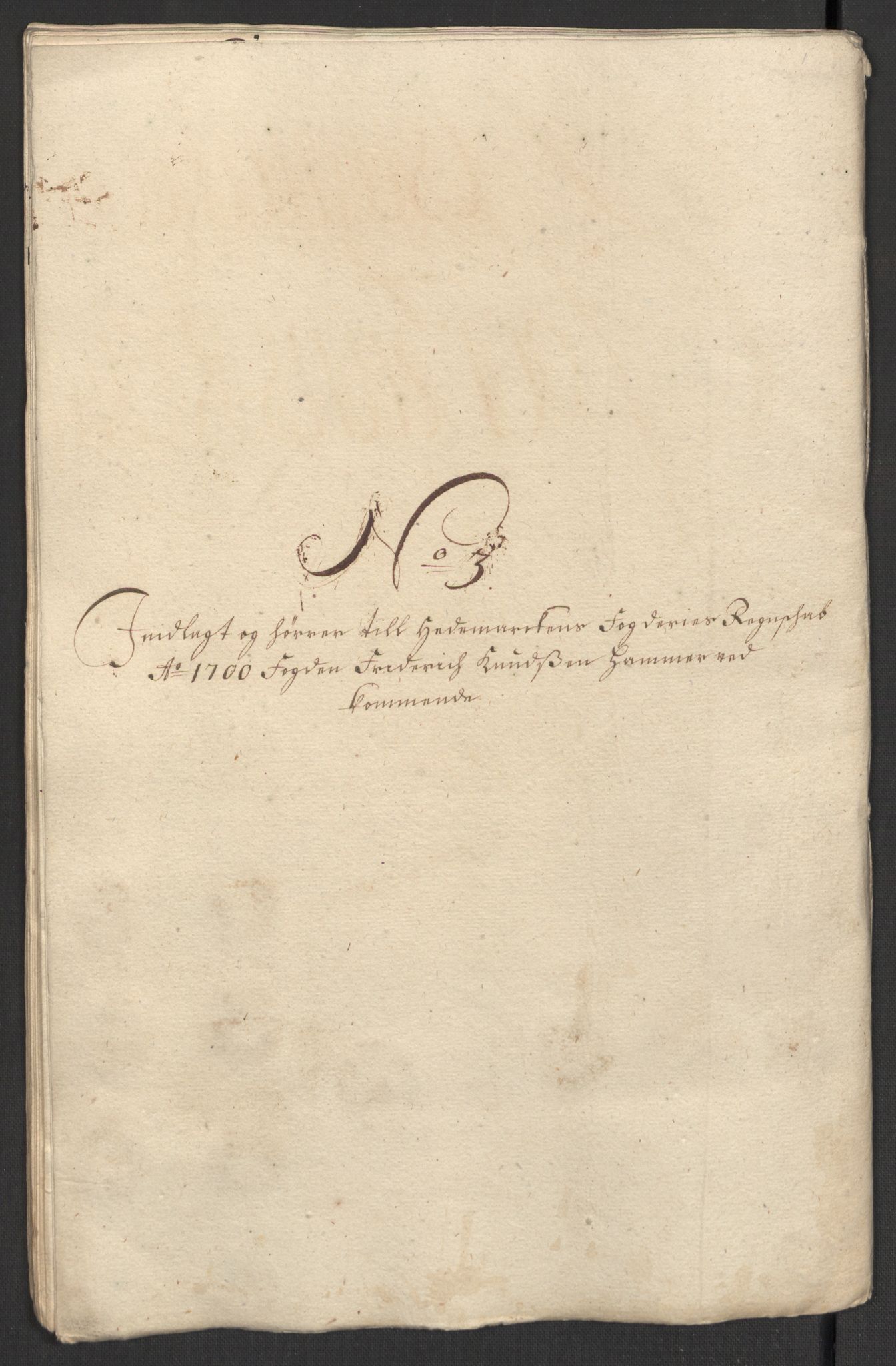 Rentekammeret inntil 1814, Reviderte regnskaper, Fogderegnskap, AV/RA-EA-4092/R16/L1039: Fogderegnskap Hedmark, 1700, p. 67