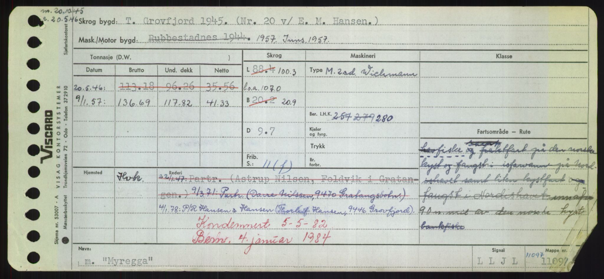 Sjøfartsdirektoratet med forløpere, Skipsmålingen, AV/RA-S-1627/H/Hd/L0025: Fartøy, Min-Mås, p. 427