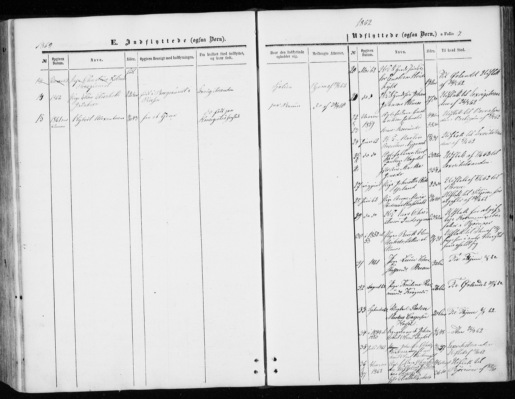 Ministerialprotokoller, klokkerbøker og fødselsregistre - Sør-Trøndelag, SAT/A-1456/646/L0612: Parish register (official) no. 646A10, 1858-1869, p. 7
