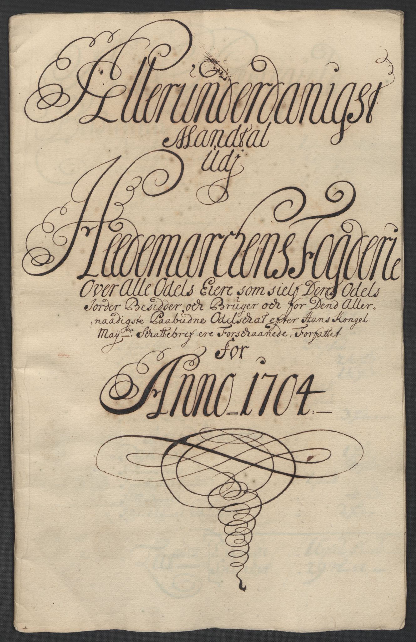 Rentekammeret inntil 1814, Reviderte regnskaper, Fogderegnskap, RA/EA-4092/R16/L1041: Fogderegnskap Hedmark, 1703-1704, p. 347